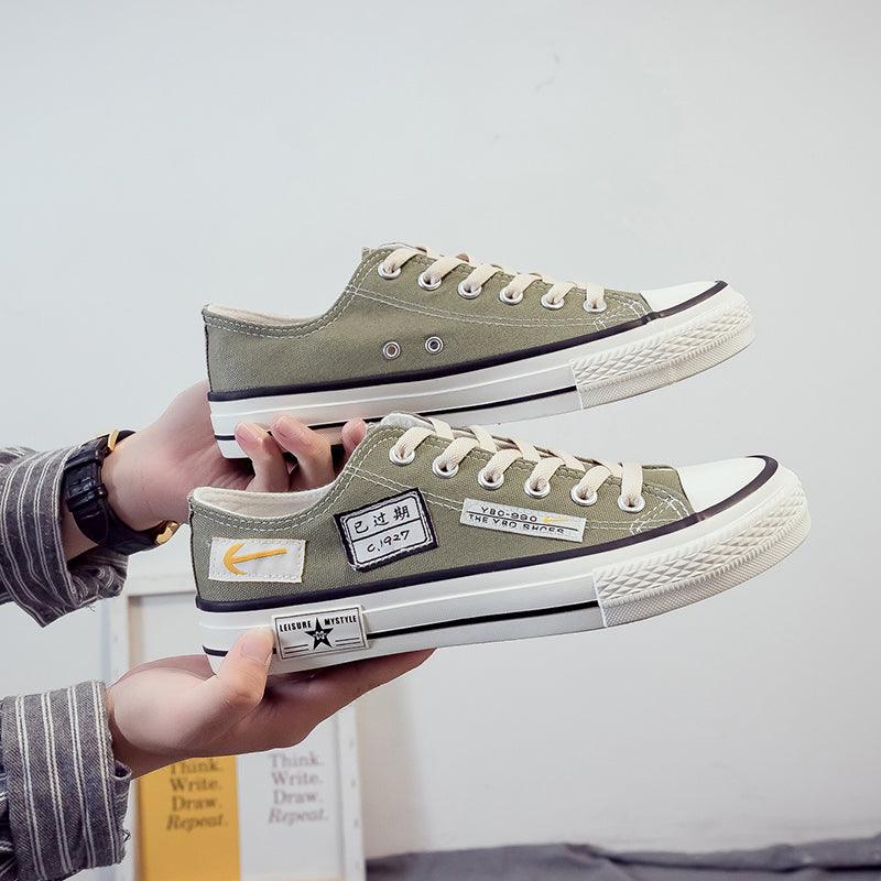 Canvas Shoes Men's Korean Style Trend All-Match Casual Shoes Men's Summer Breathable Shoes