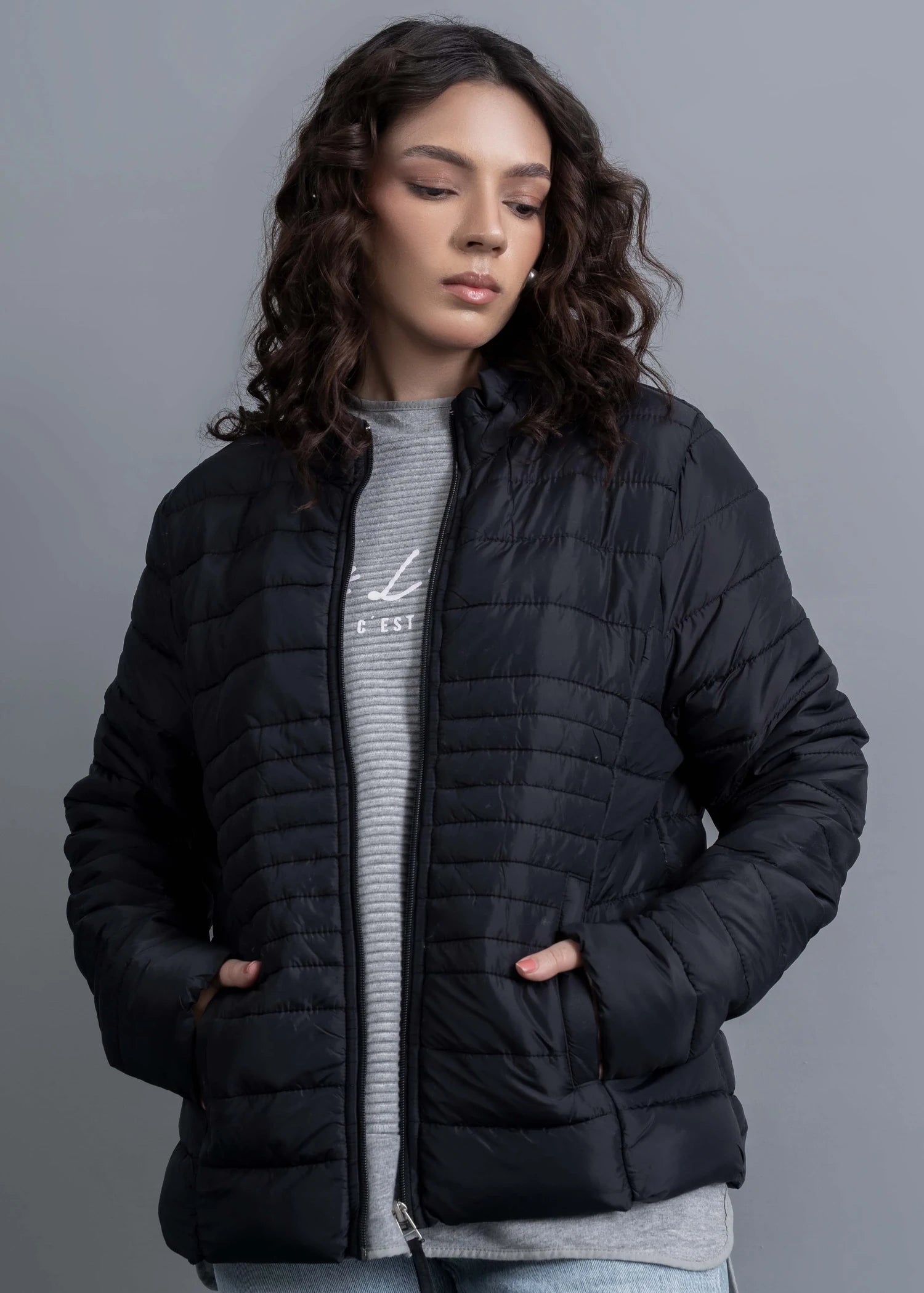 parachute Jacket in Black