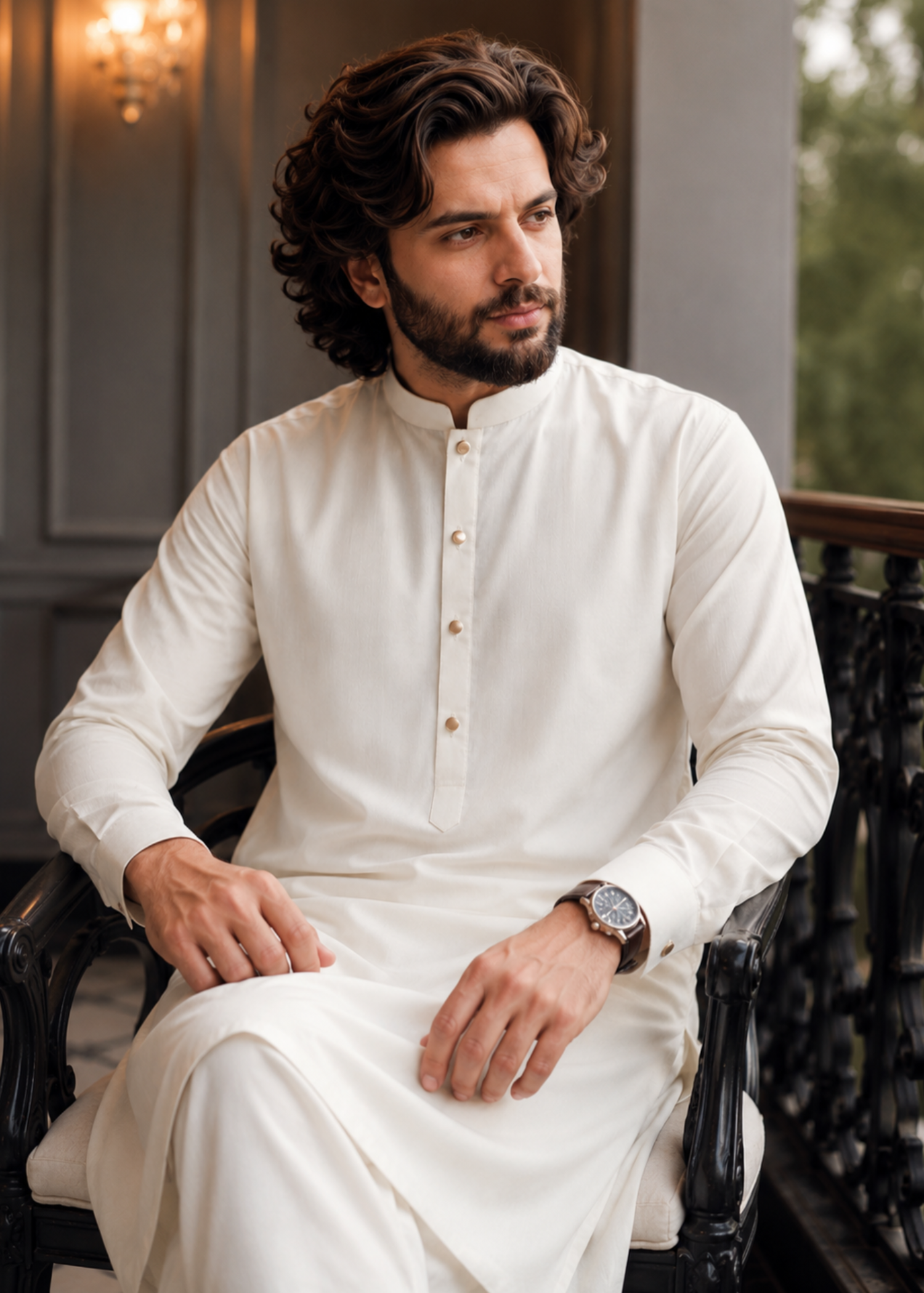 suiting Waistcoat in Black