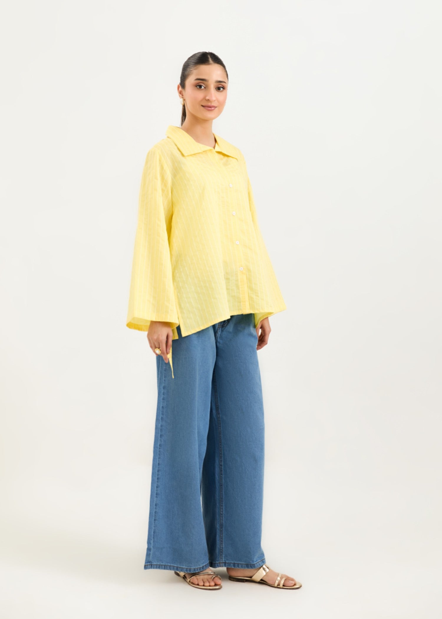 polycotton Top in Yellow