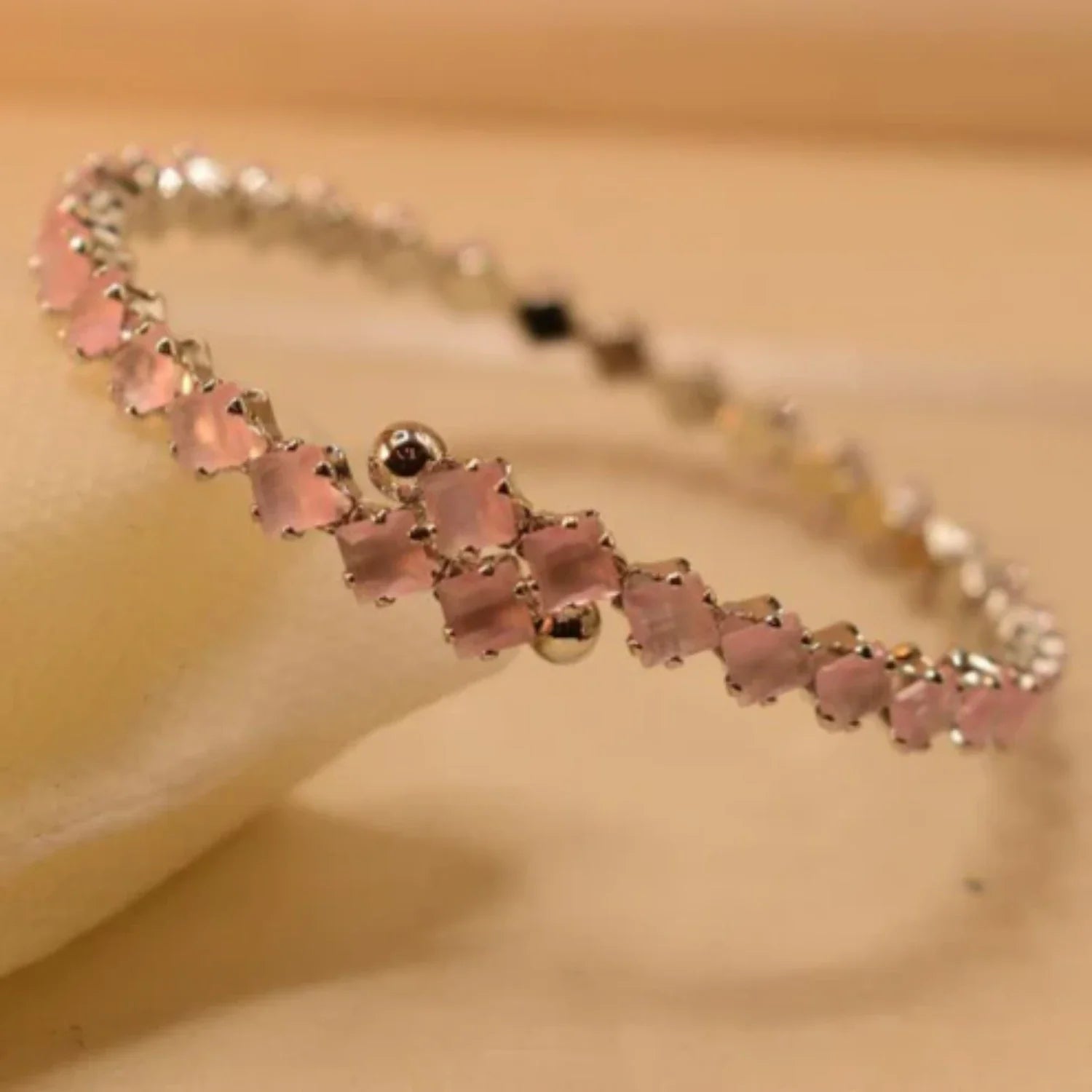 Bangles in Baby pink Color by - Trendy Women Bangles KFO9391