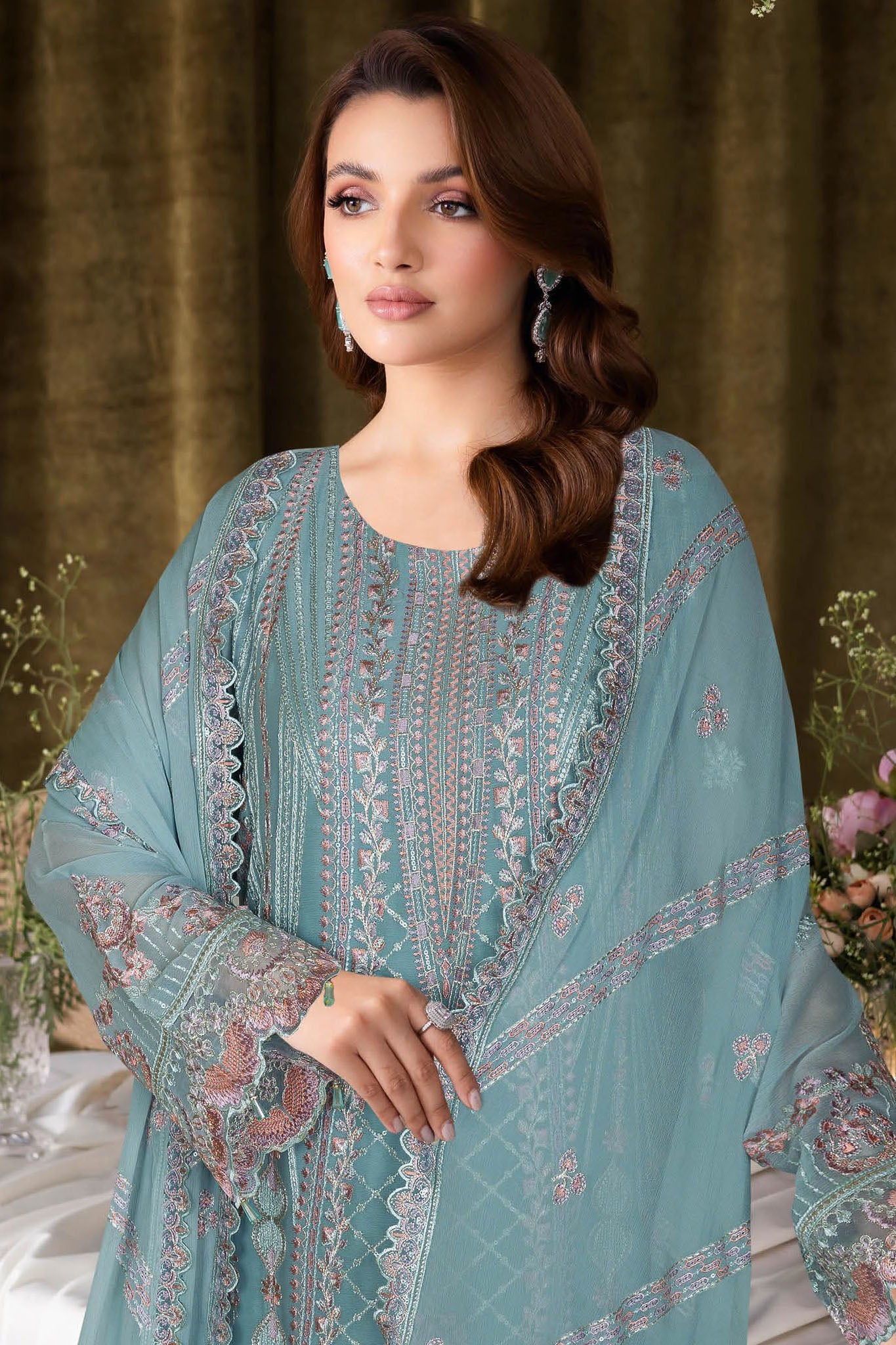 Sangeet Chiffon Formals – B-407