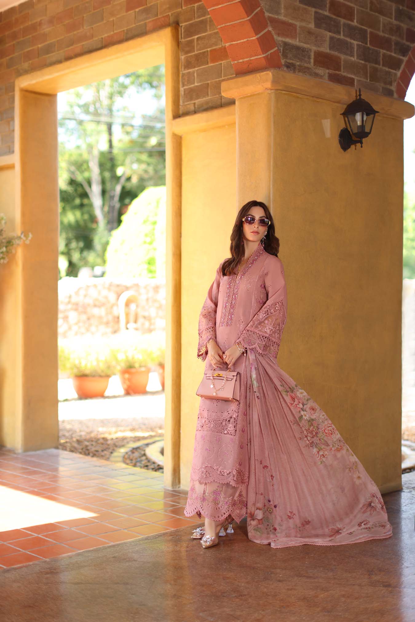 Luxury Eid Schiffli Laserkari Lawn – D3 - B - Mirelle
