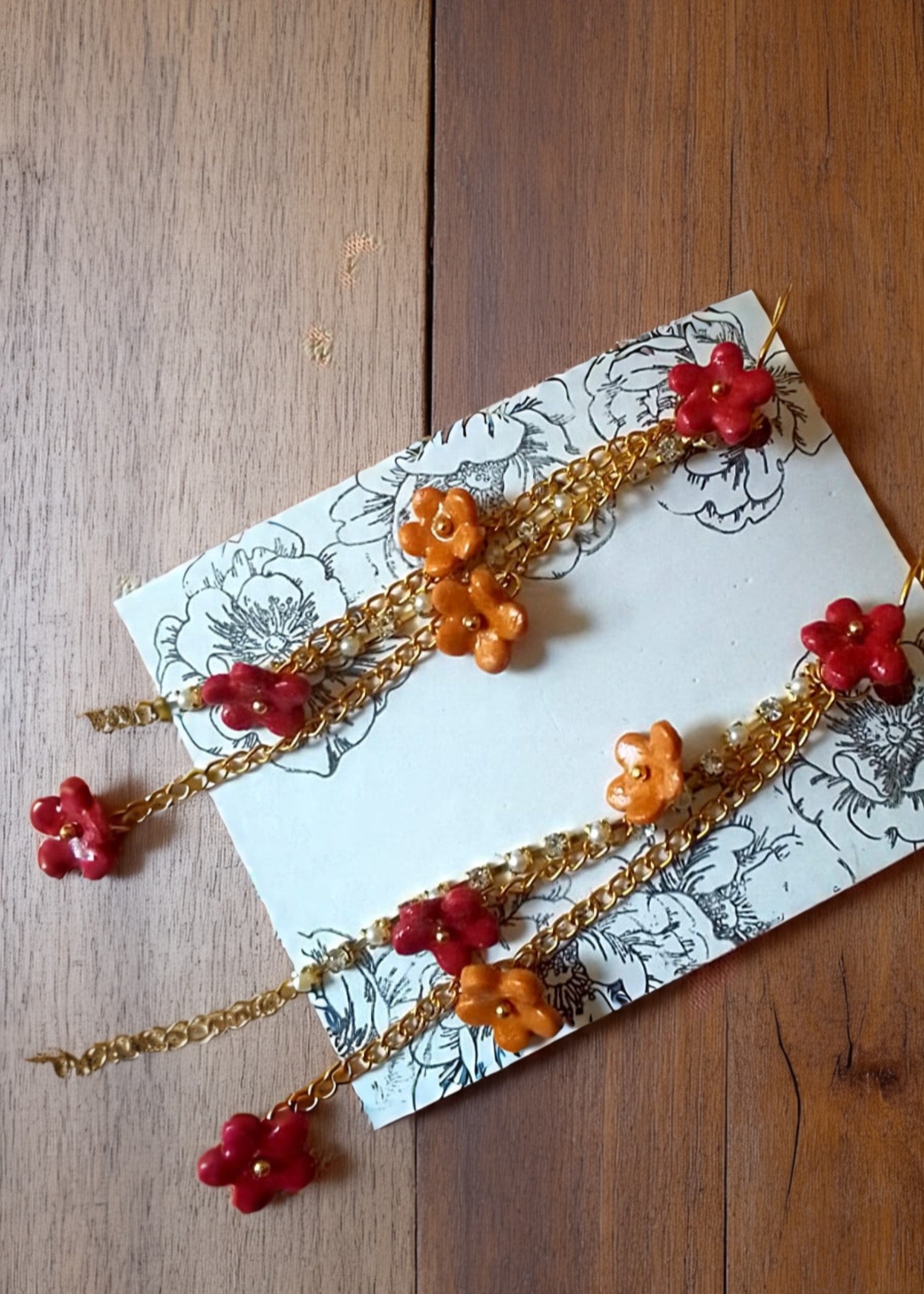 Earrings in Orange, lusty gallant Color by - Trendy Women Earrings BFL7751