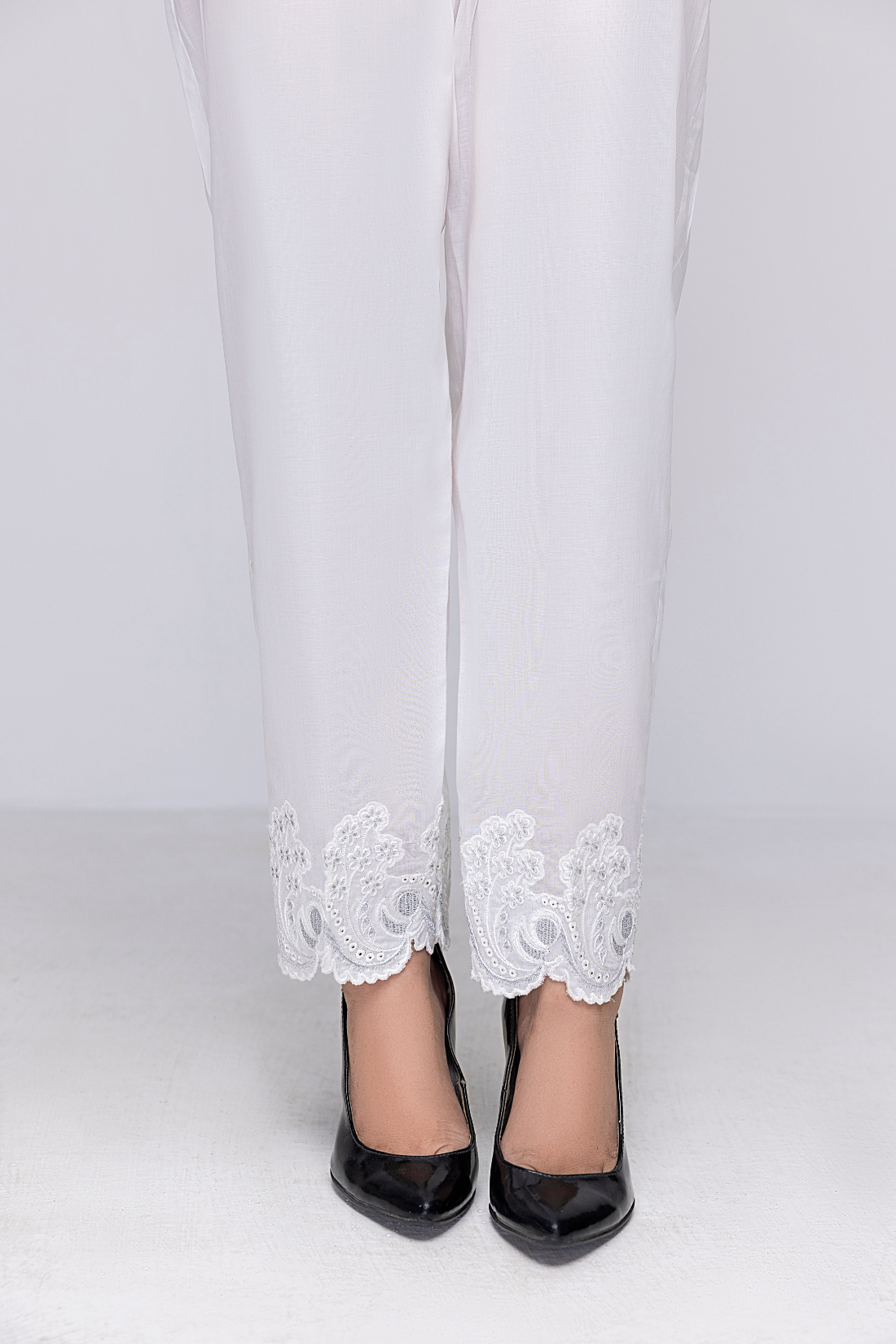 cambric Trousers in White