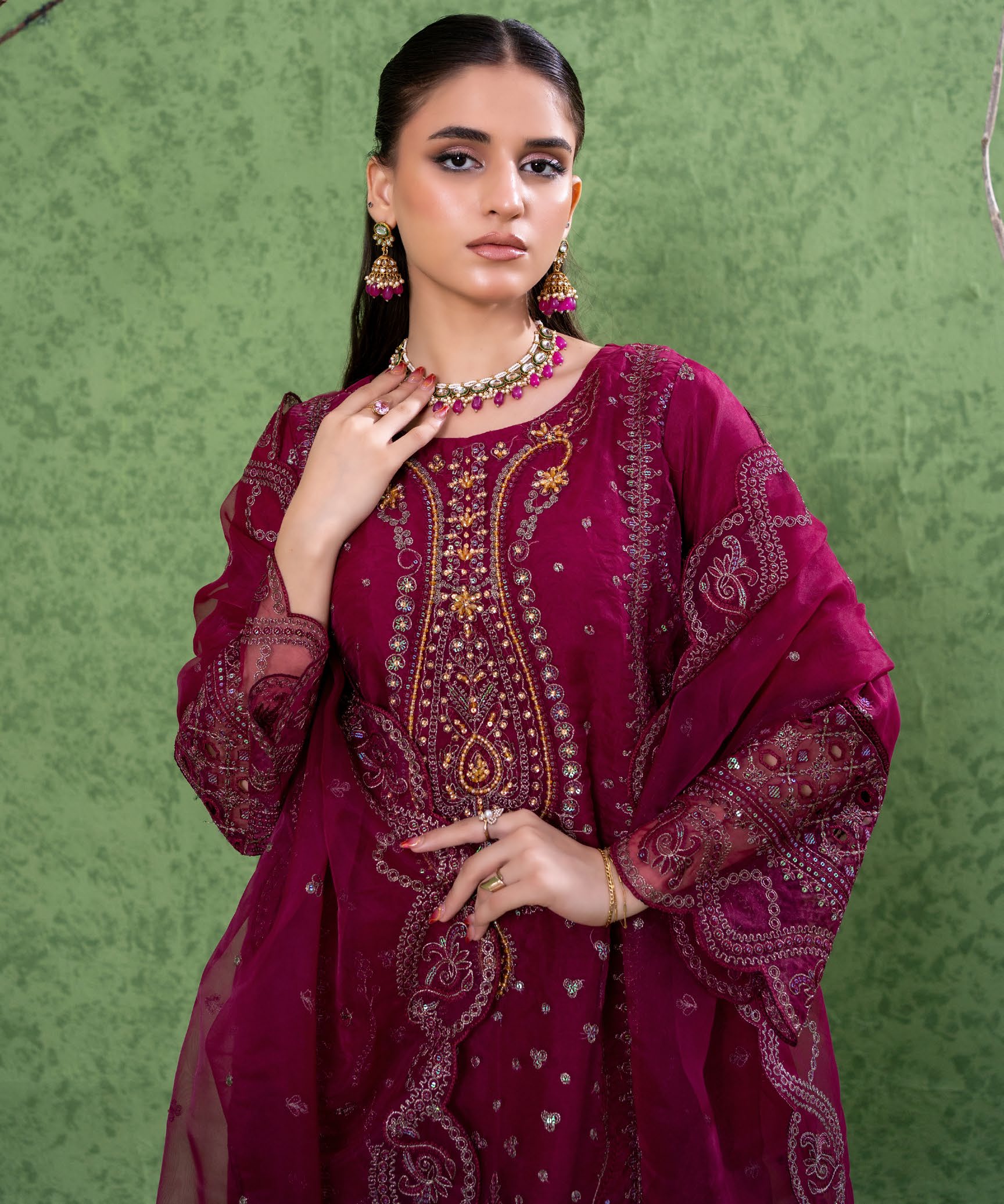 Kahani Festive Pret Organza Formals – D-4