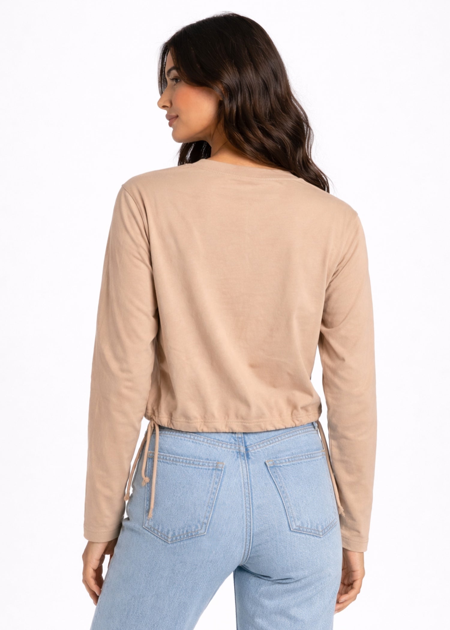 terry Top in Beige