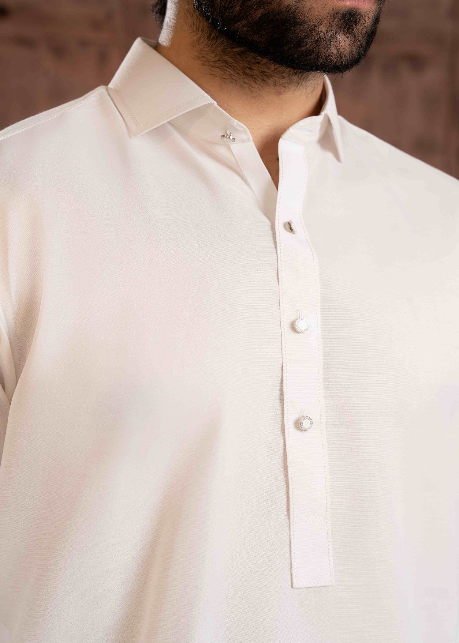 cotton Shalwar Kameez in White