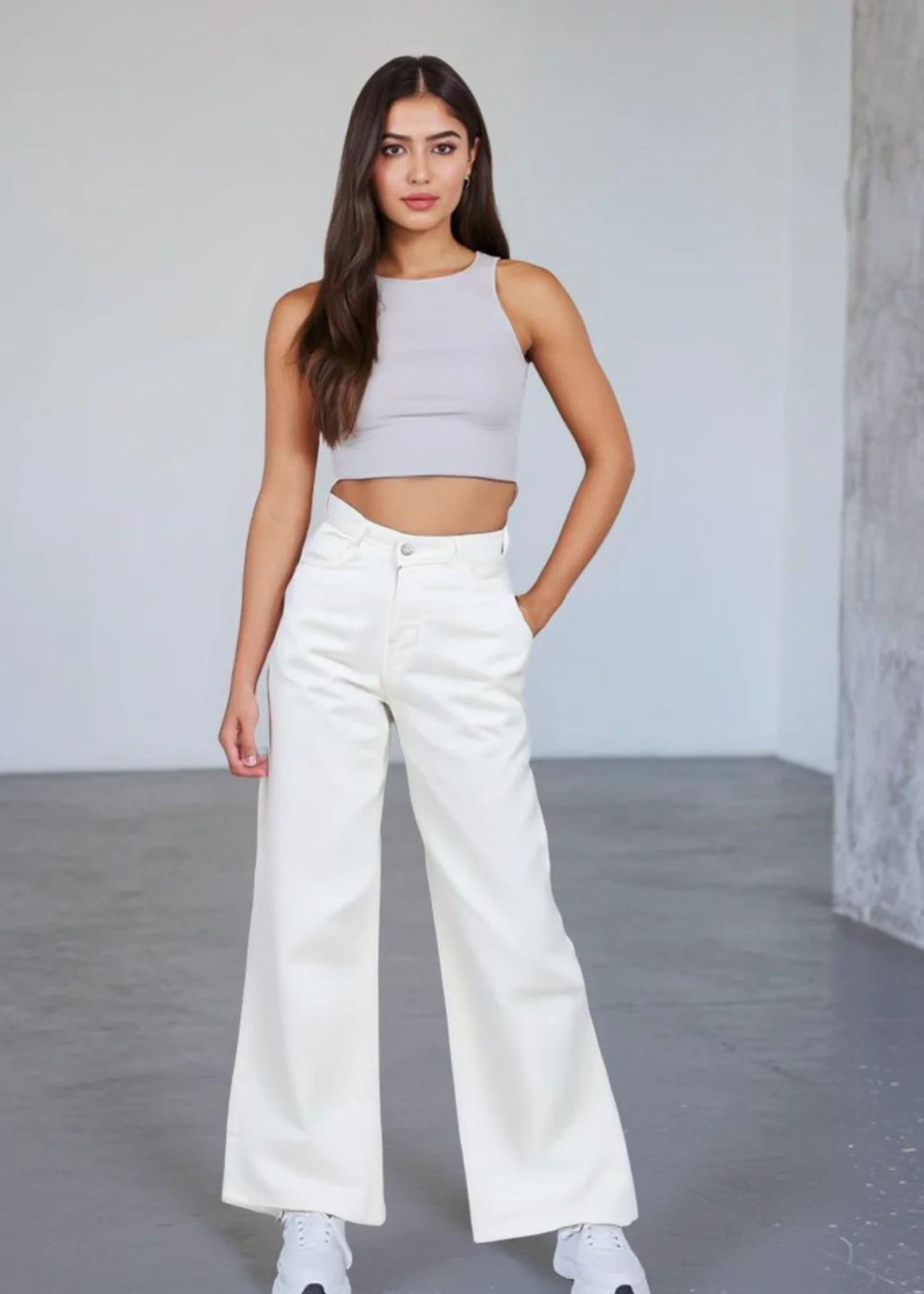 denim Jeans in White