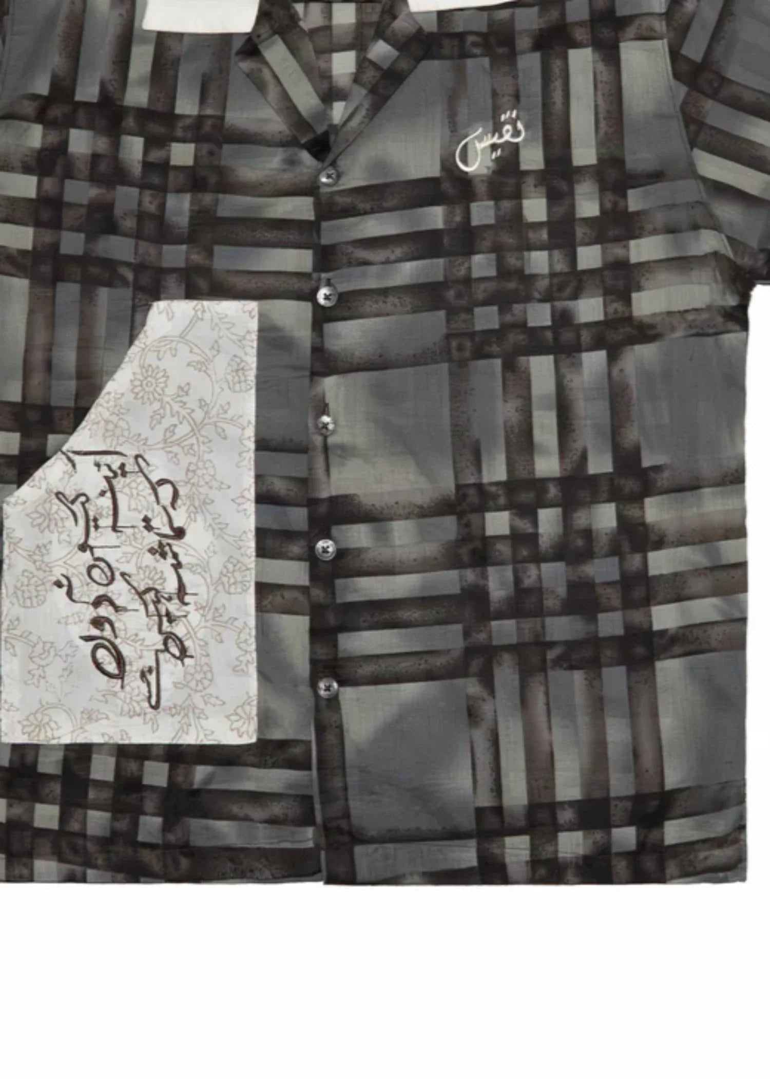 cotton Top in Black, grey