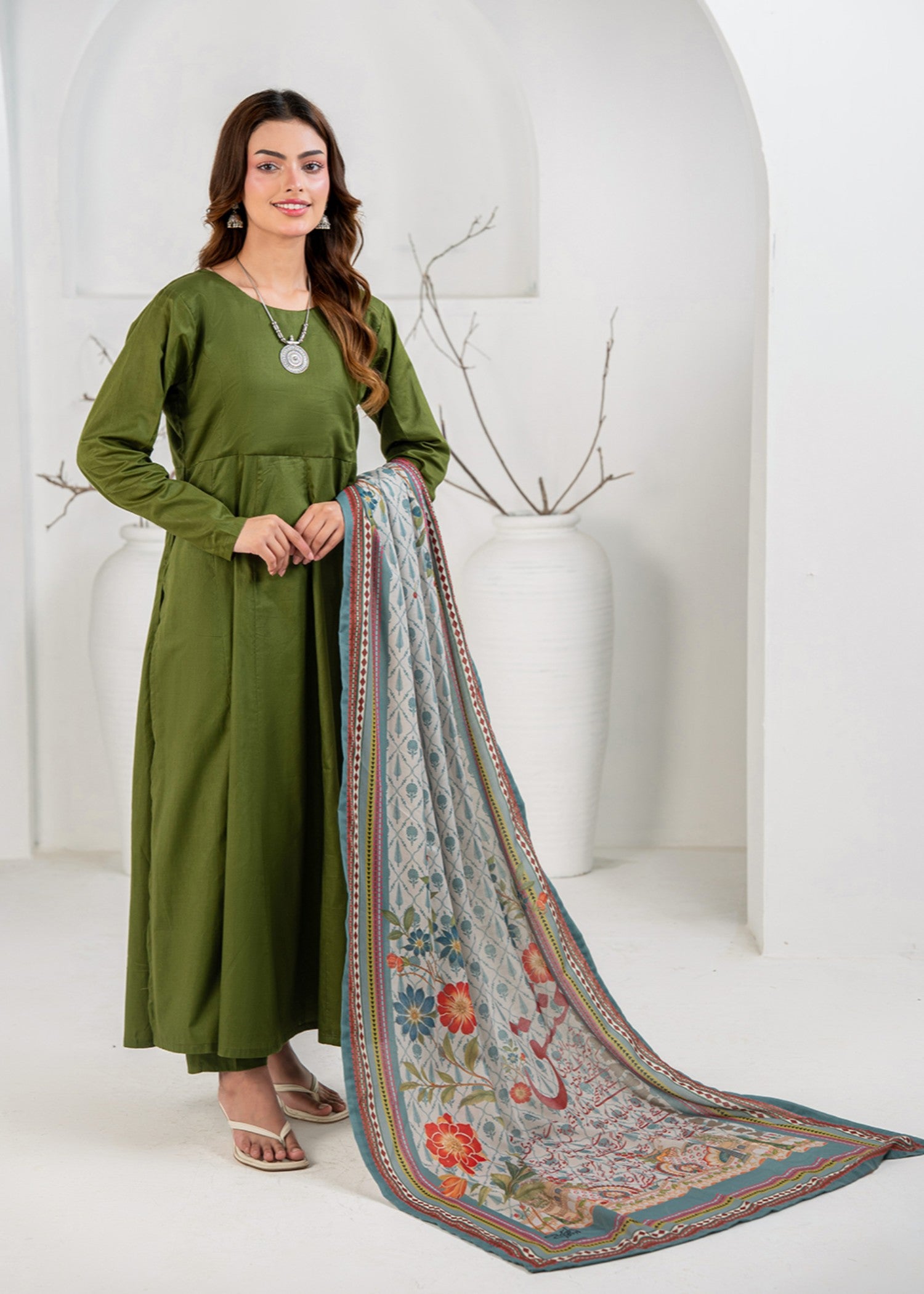 Dupatta in Multi Color by - Trendy Women Dupatta MYX9126