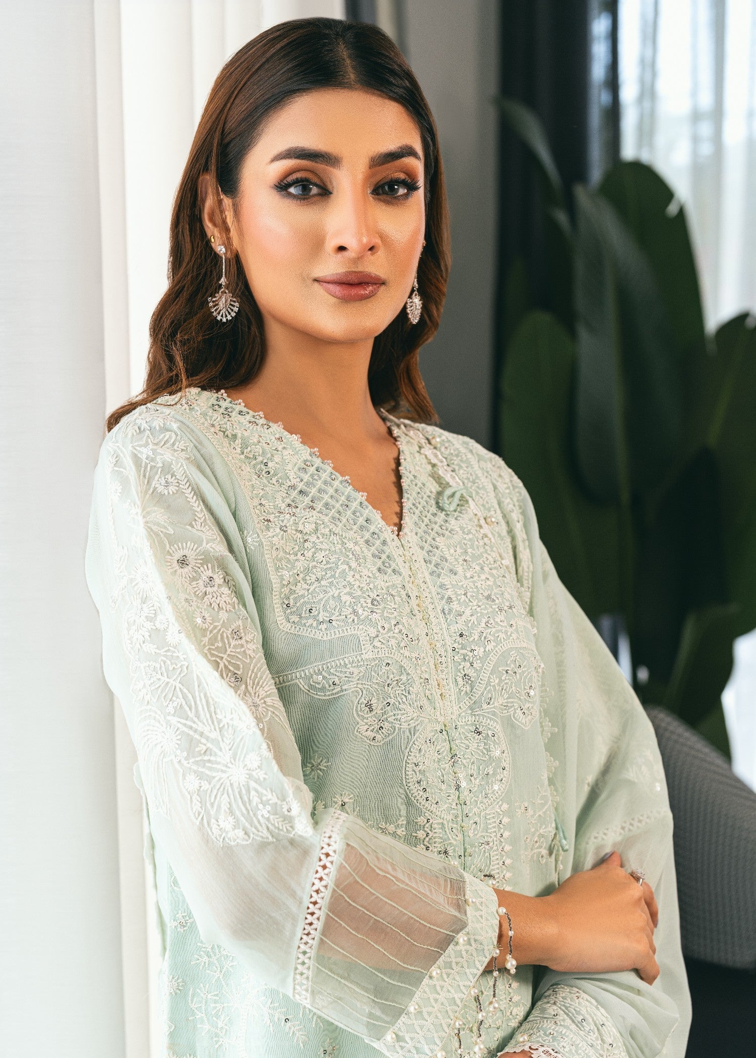 cotton Unstitched in Tea green