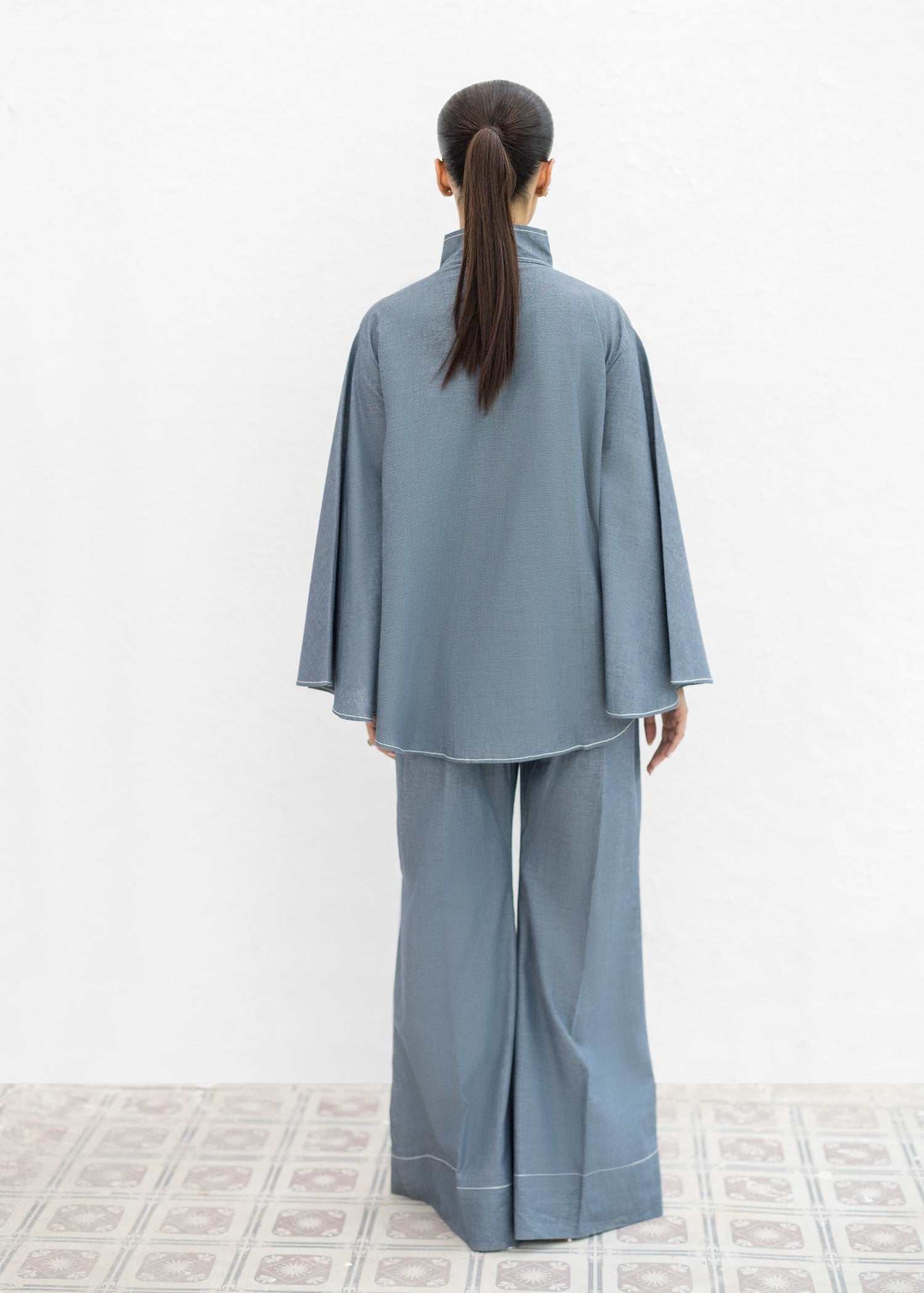 khaddar Co ord Sets in Grey