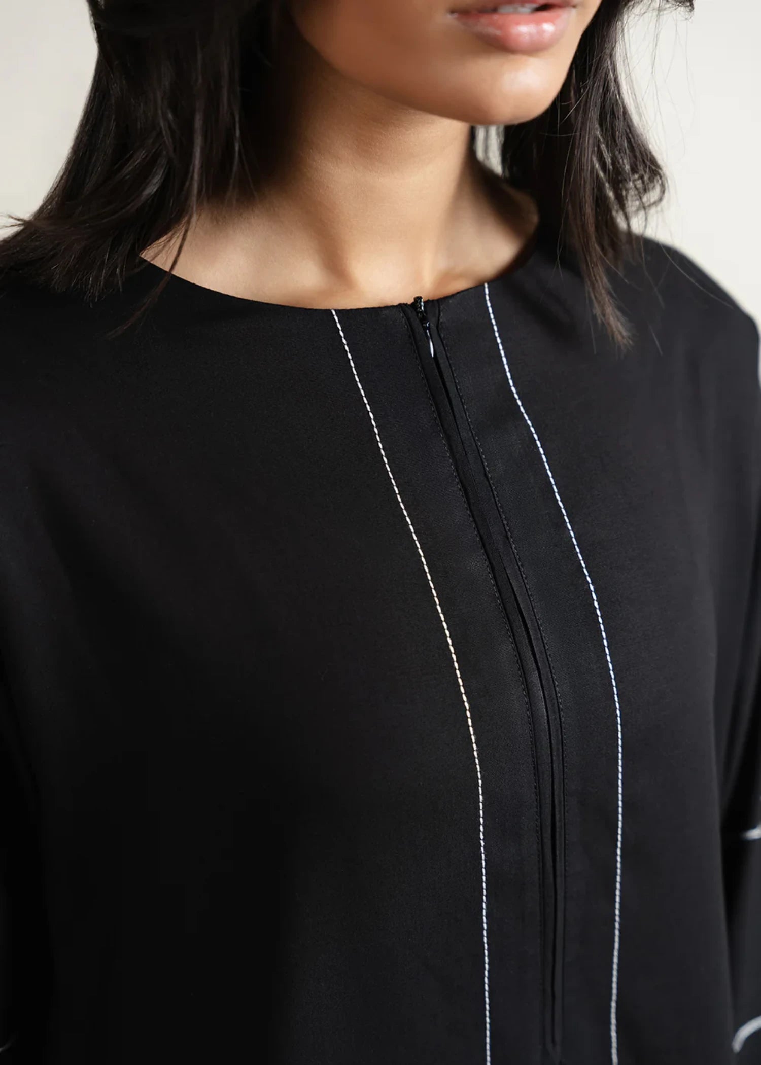 viscose Kurti in Black