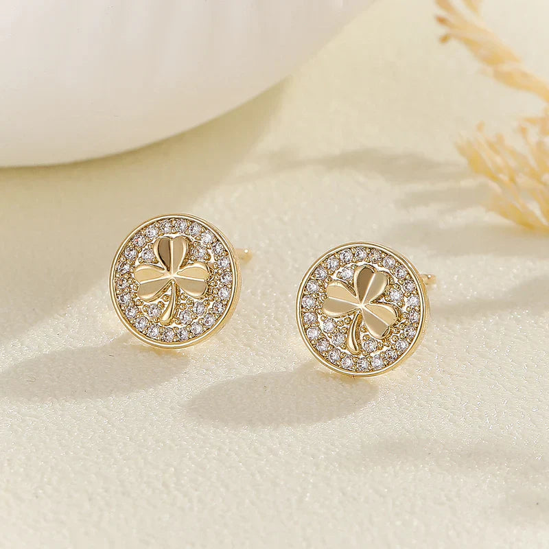 Studs in White, gold Color by - Trendy Women Studs THB7058