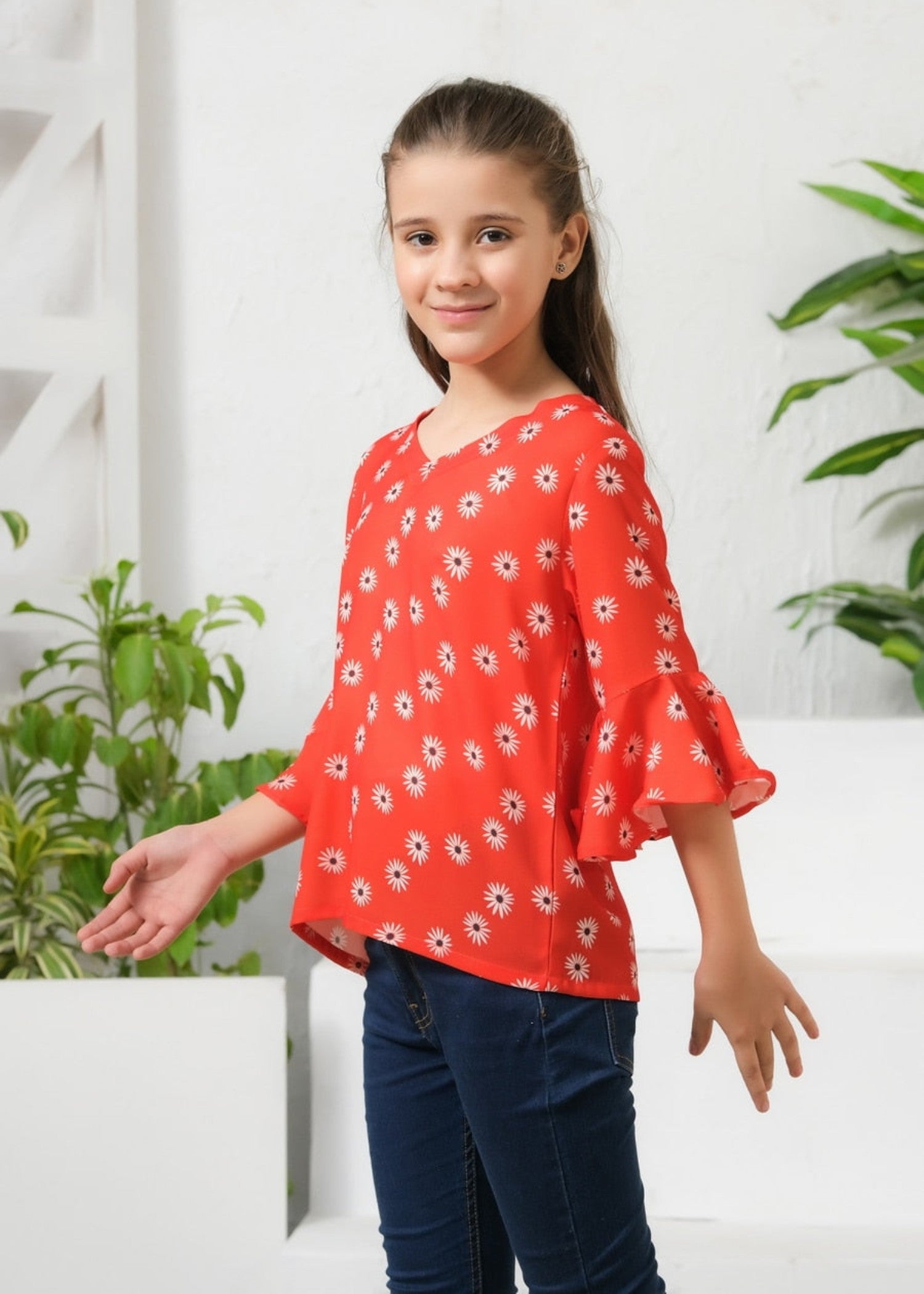 Top in Sunset orange