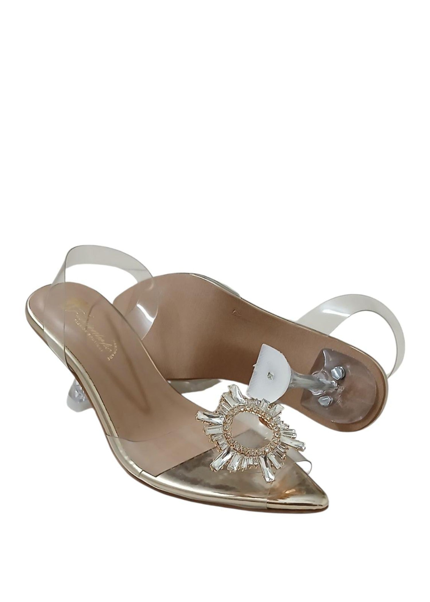 Heels in Gold by - High Quality Women Heels XGT6177