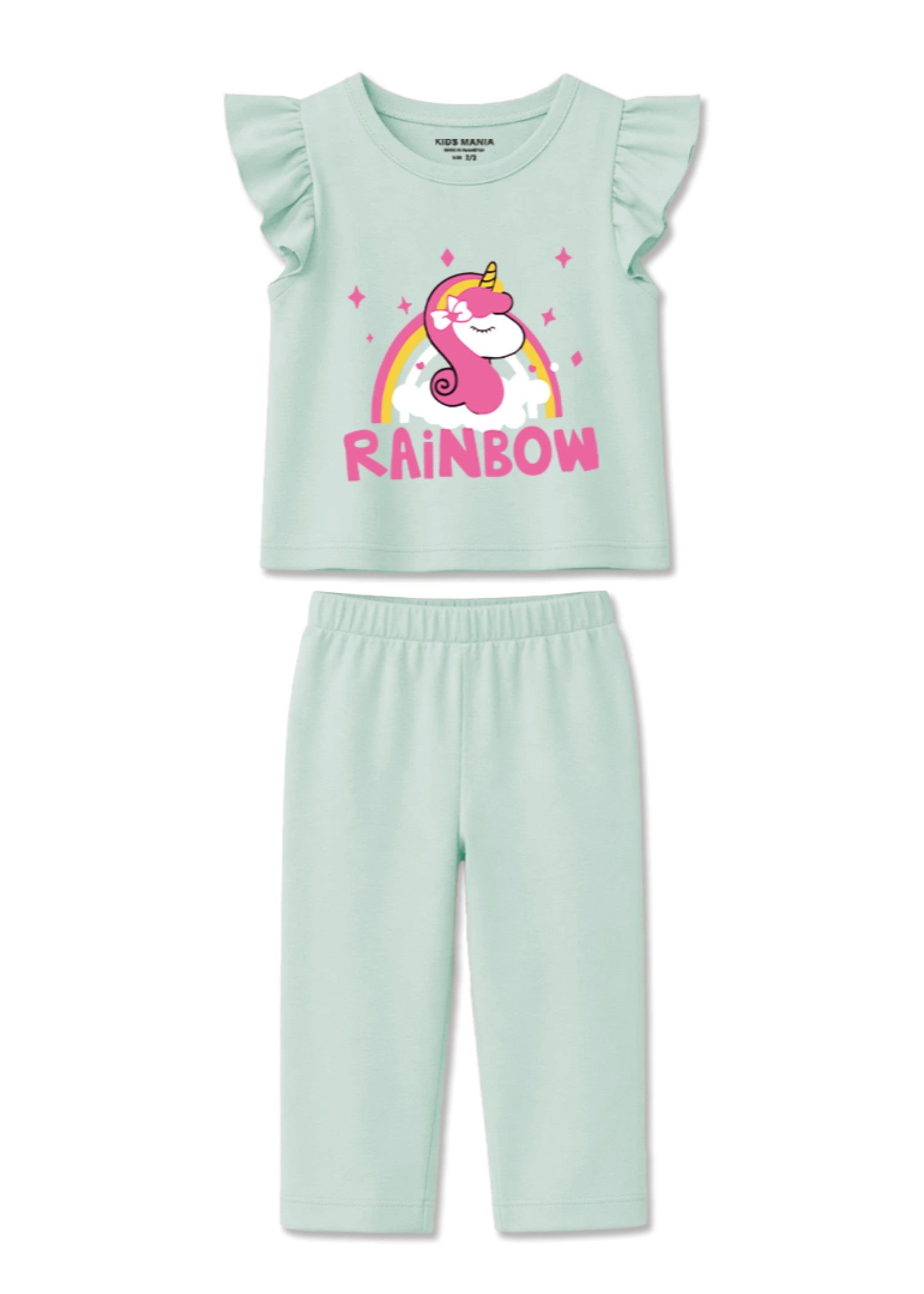 cotton T Shirt in Mint green