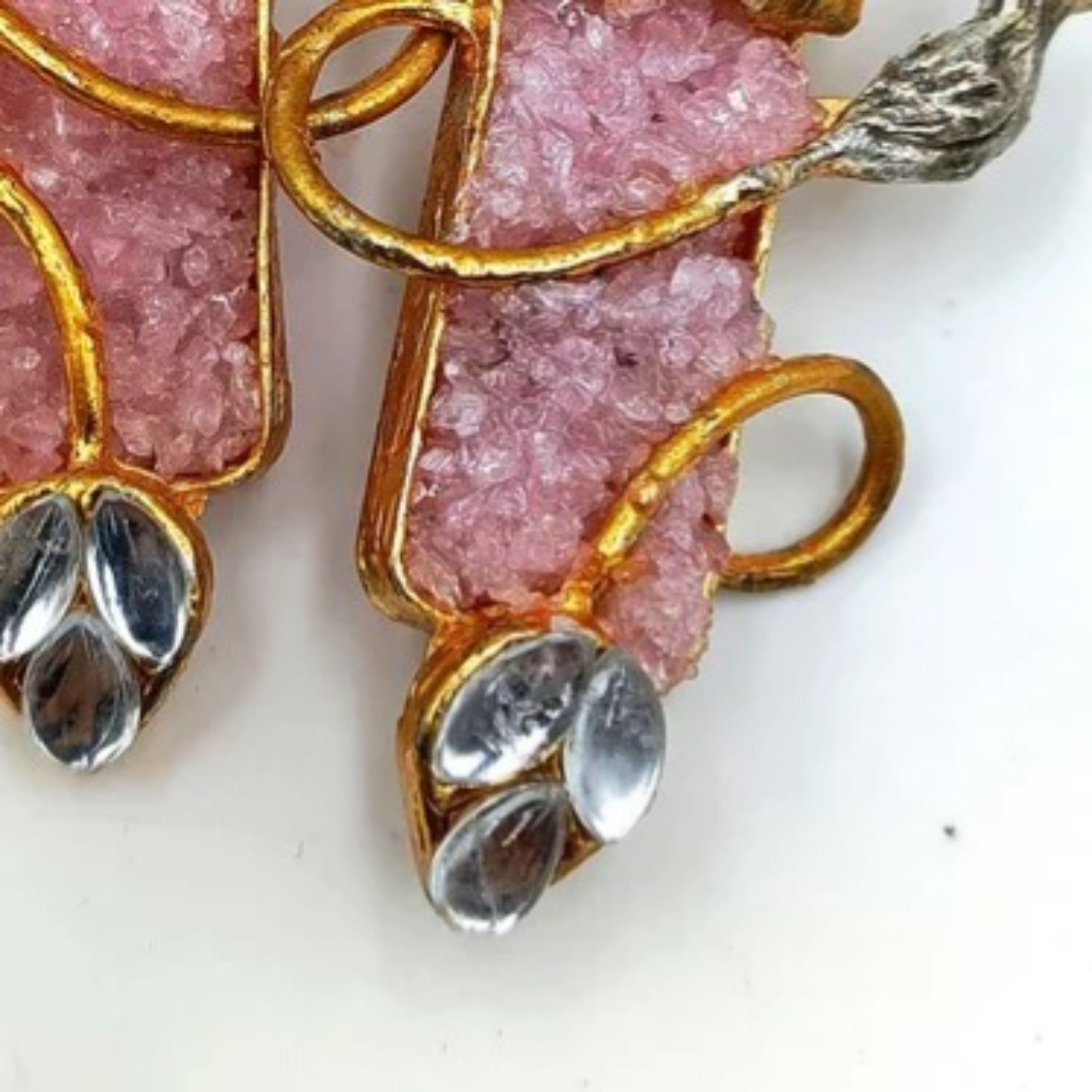 Earrings in Pink Color by - Trendy Women Earrings RIL0255