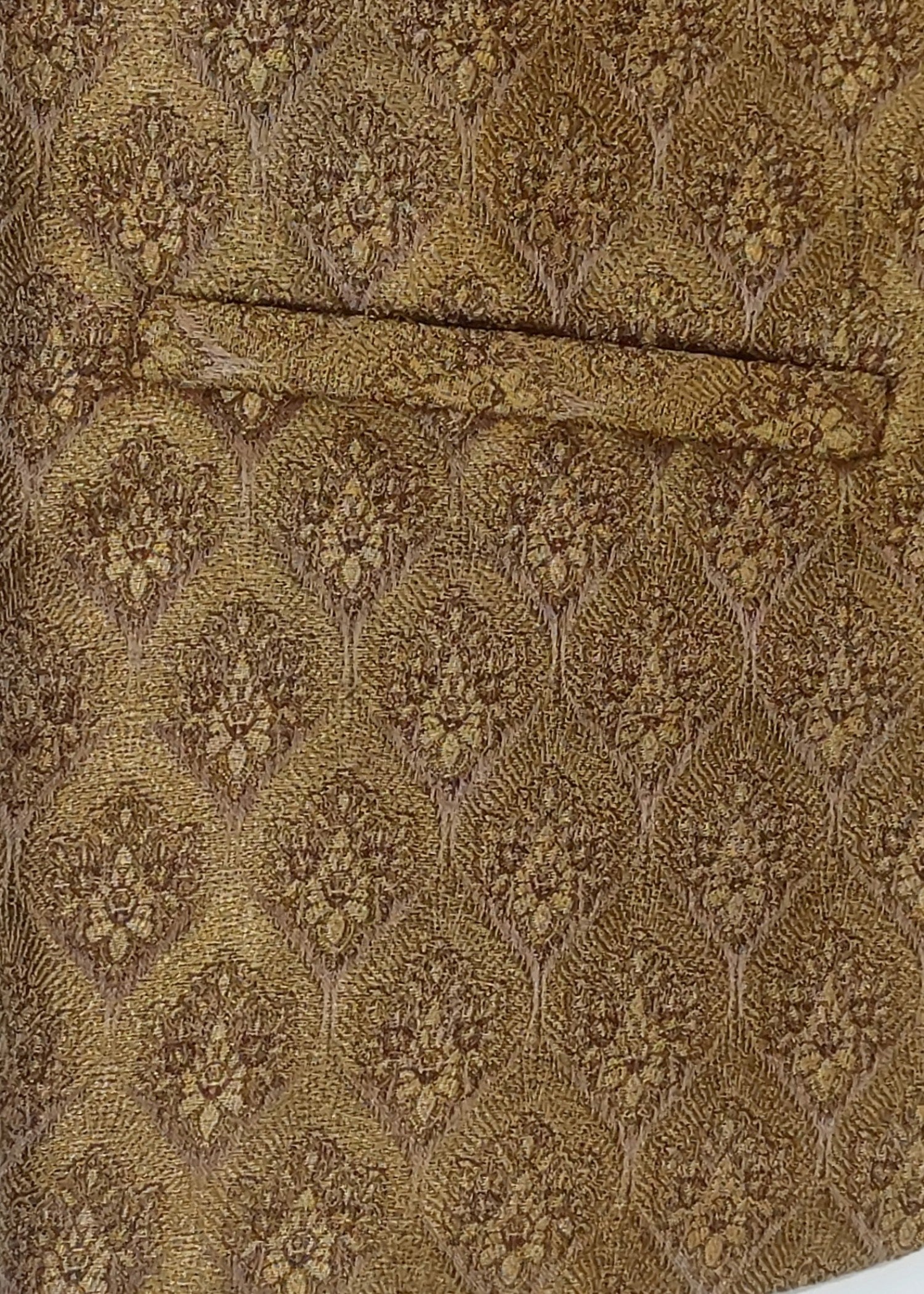 wash & wear Waistcoat in Mari gold