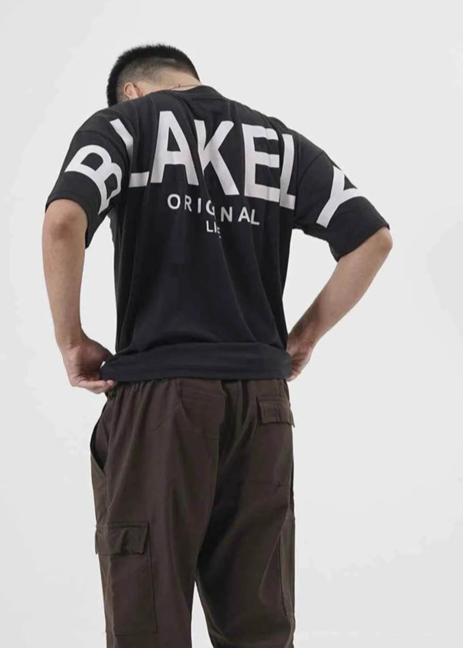 cotton T Shirt in Black by Ecowears.Pk