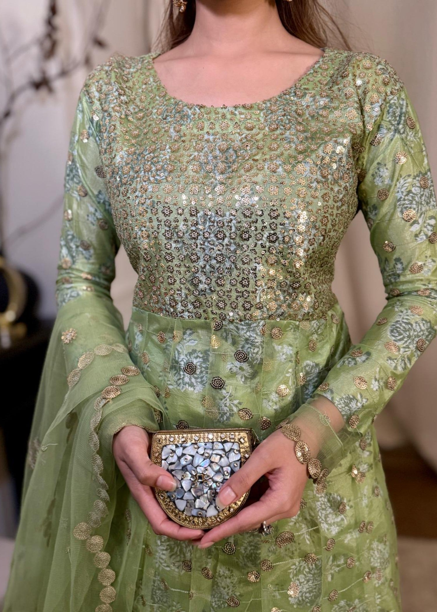 net Maxi in Apple green