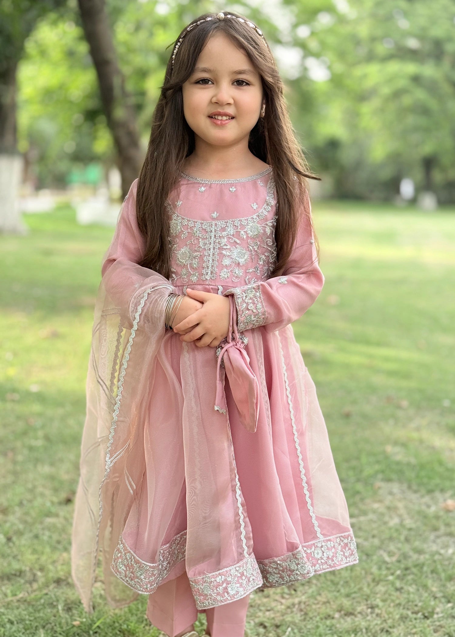 tissue Pishwas in Baby pink