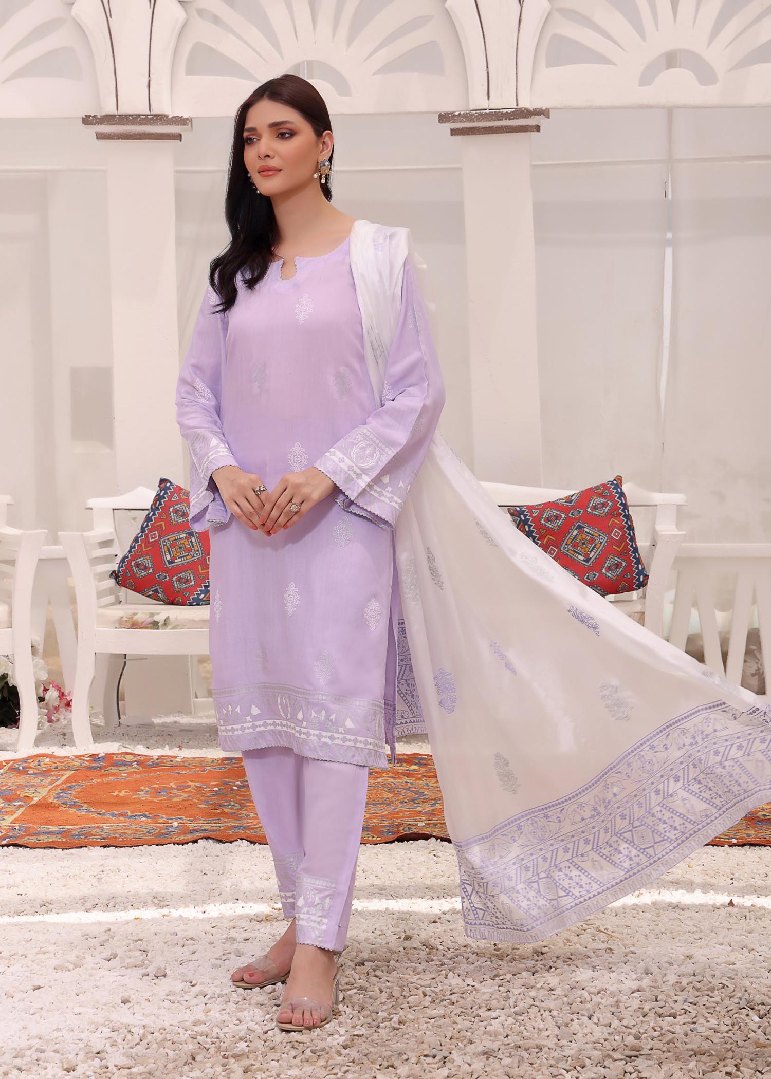 silk Unstitched in Lilac