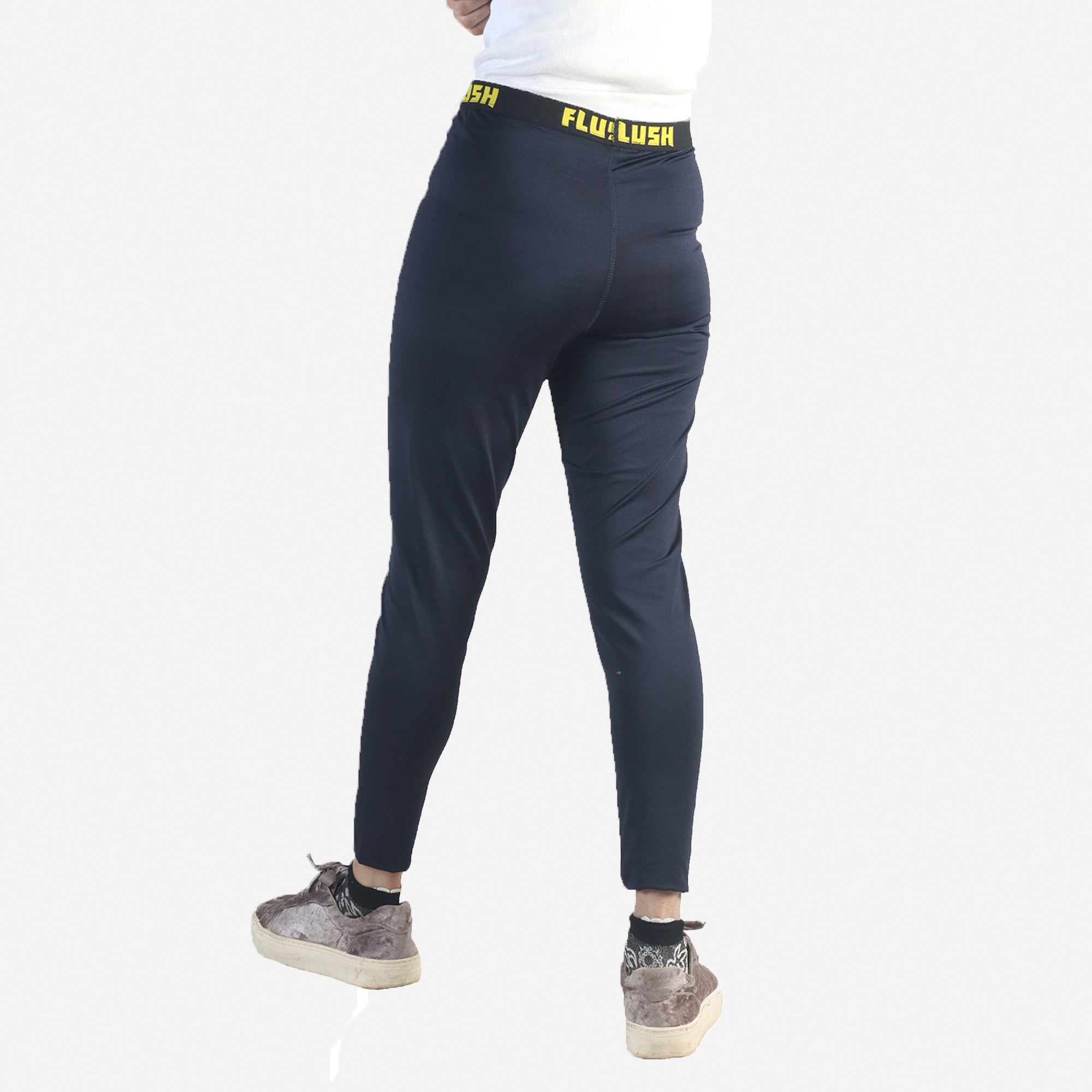 polyester Leggings in Dark blue