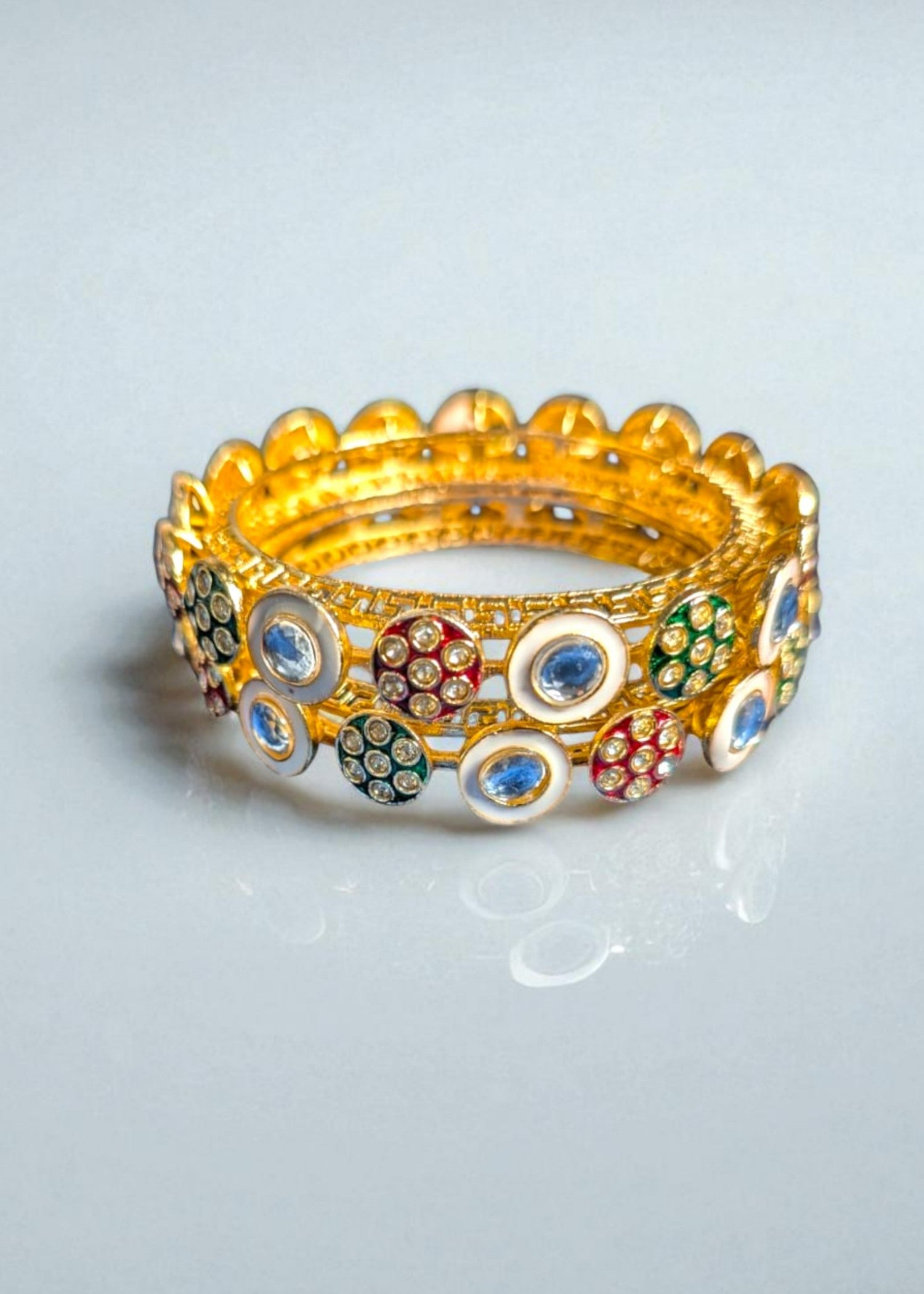 Bangles in Multi Color by - Trendy Women Bangles ZYP5416