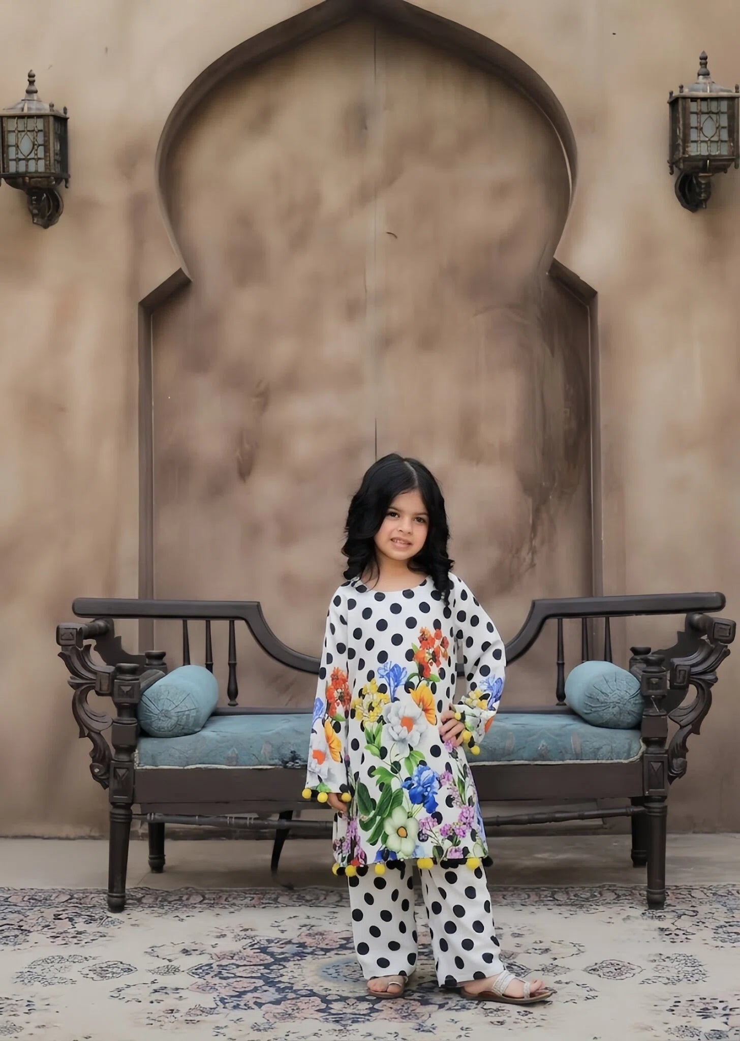 poly lawn Co Ord Sets in White, black