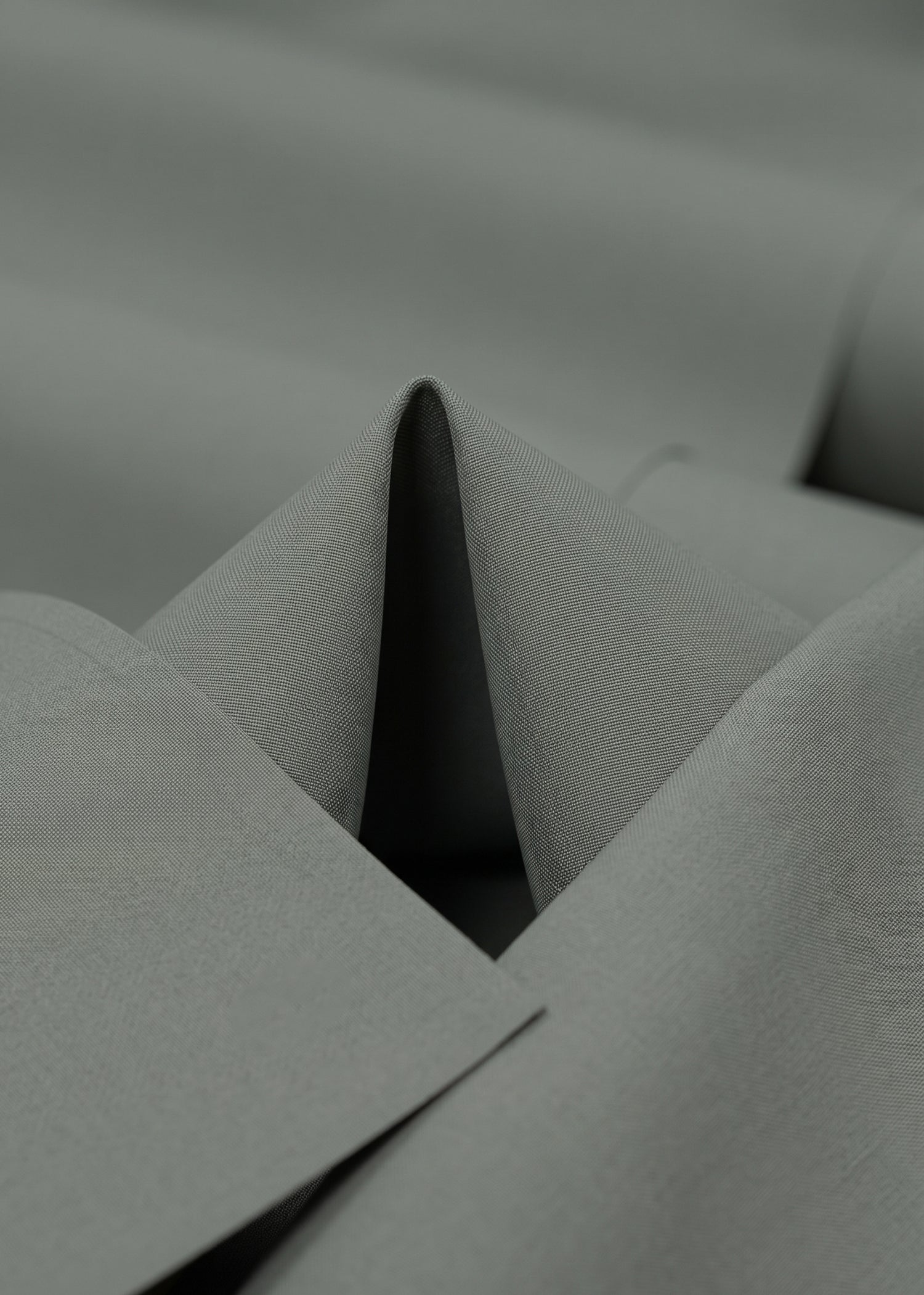 textured wash & wear Unstitched in Eucalyptus green