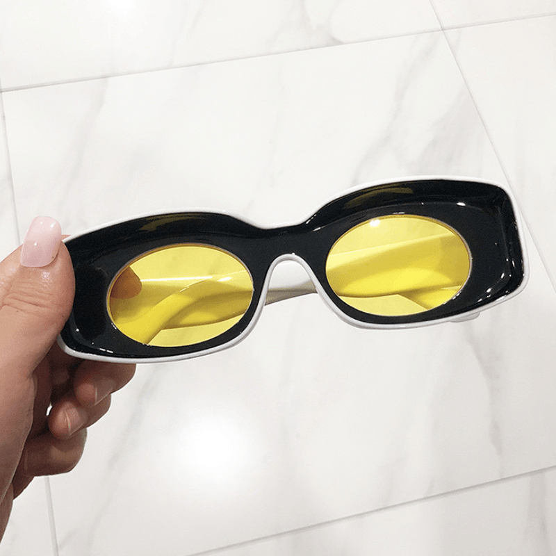 Fashion and Simple Women'S Concave Sunglasses