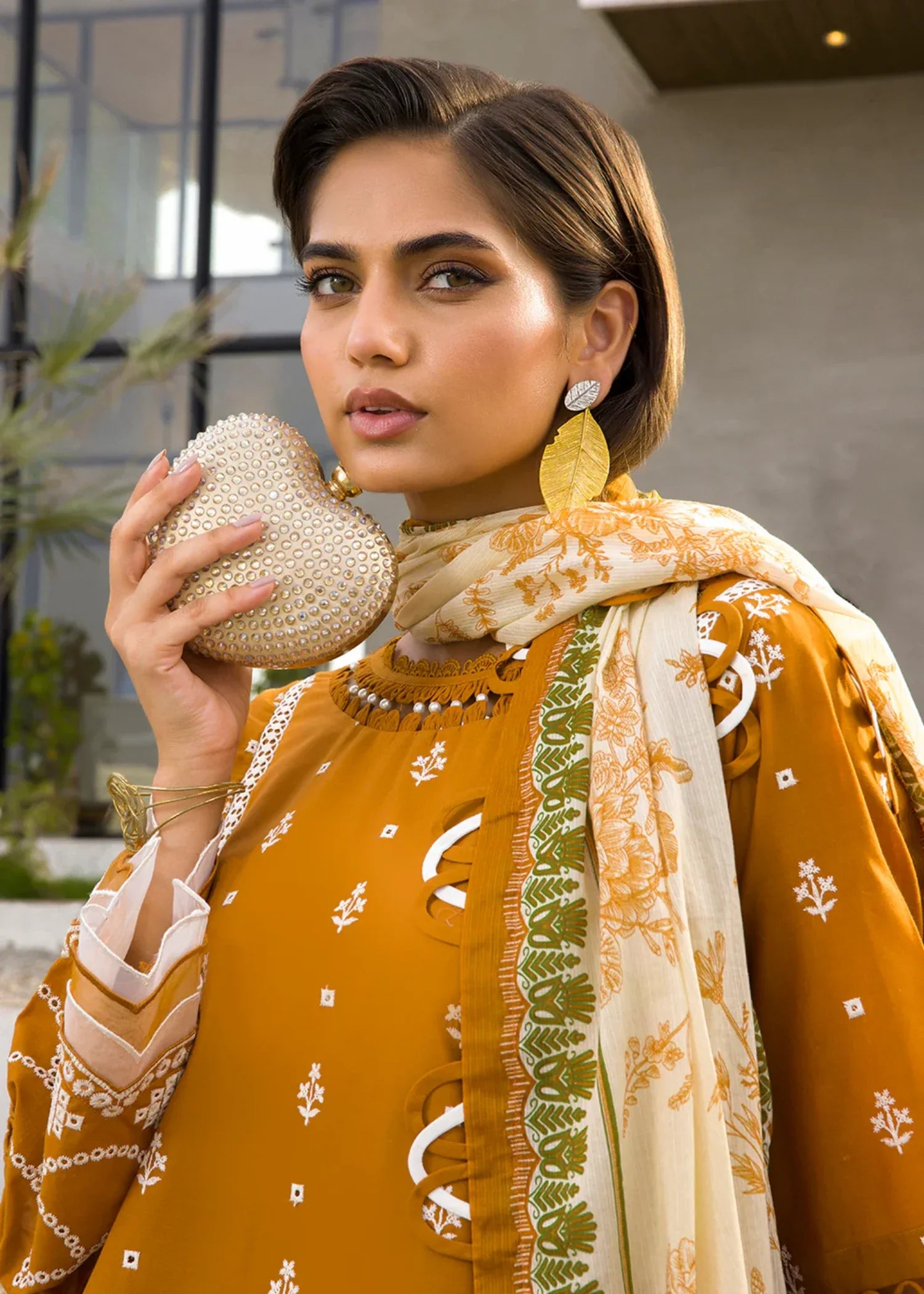 cotton Unstitched in Mustard