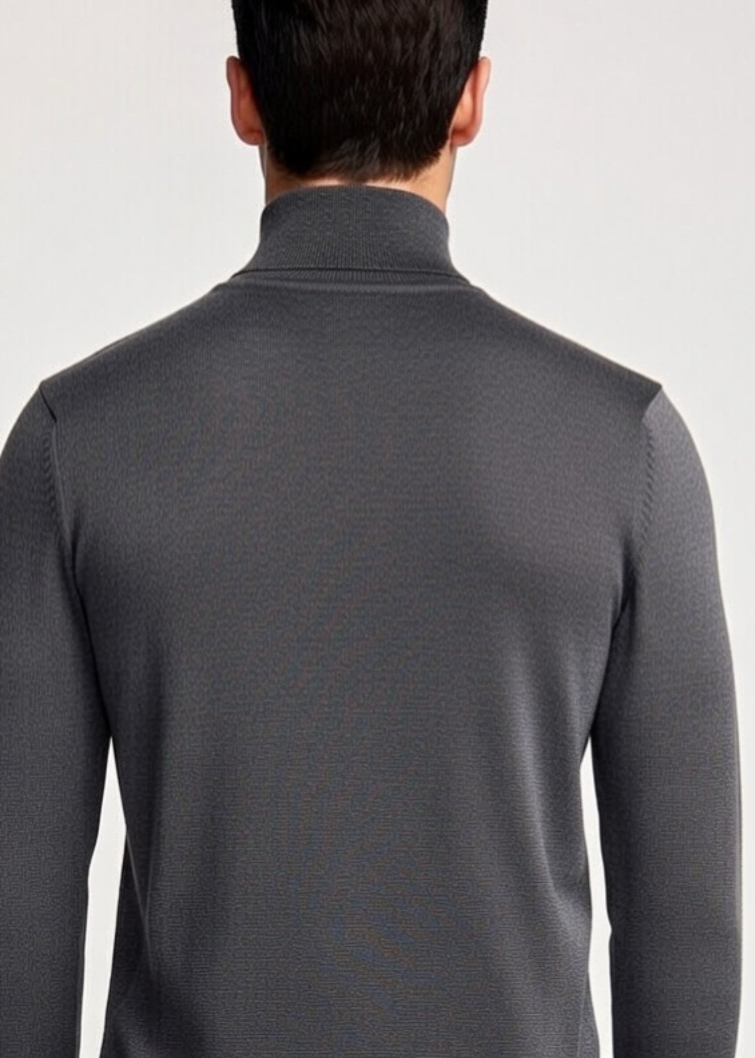 merino wool Turtle Neck in Dark grey