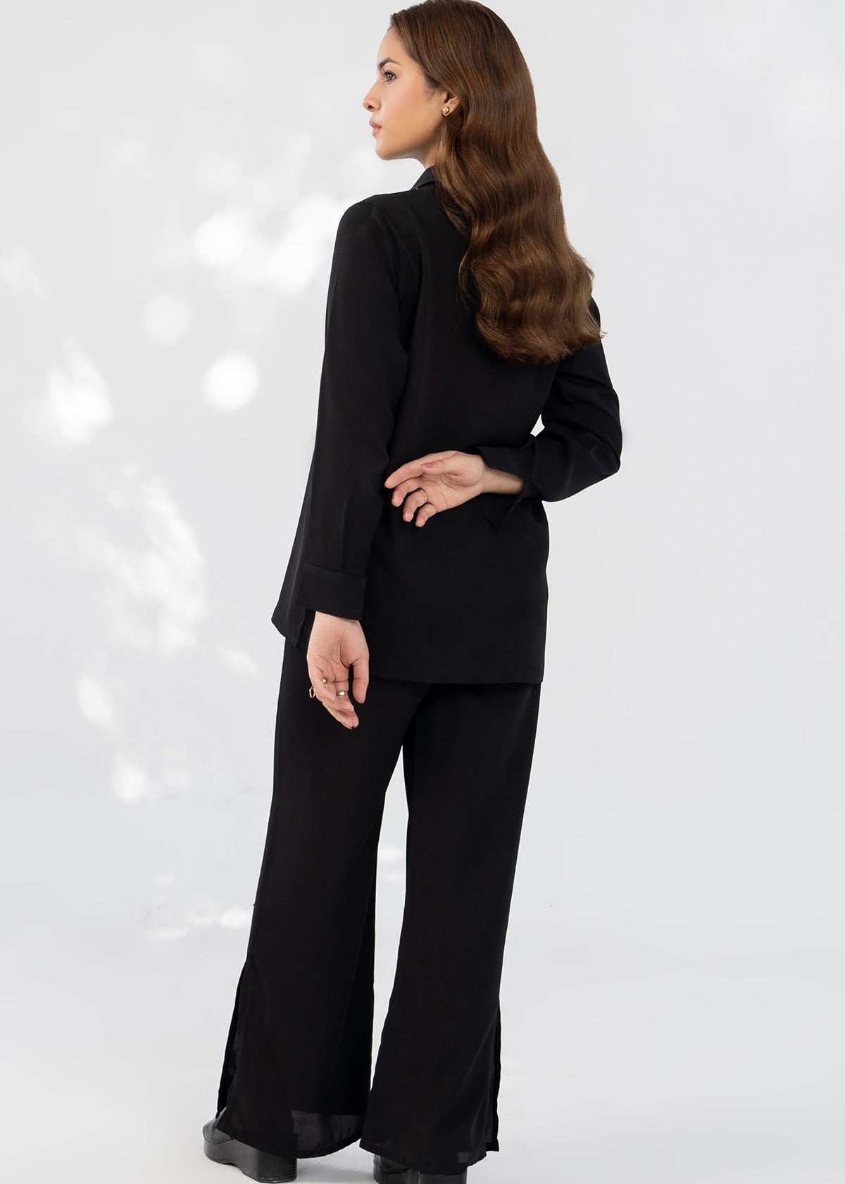 georgette Co Ord Sets in Black