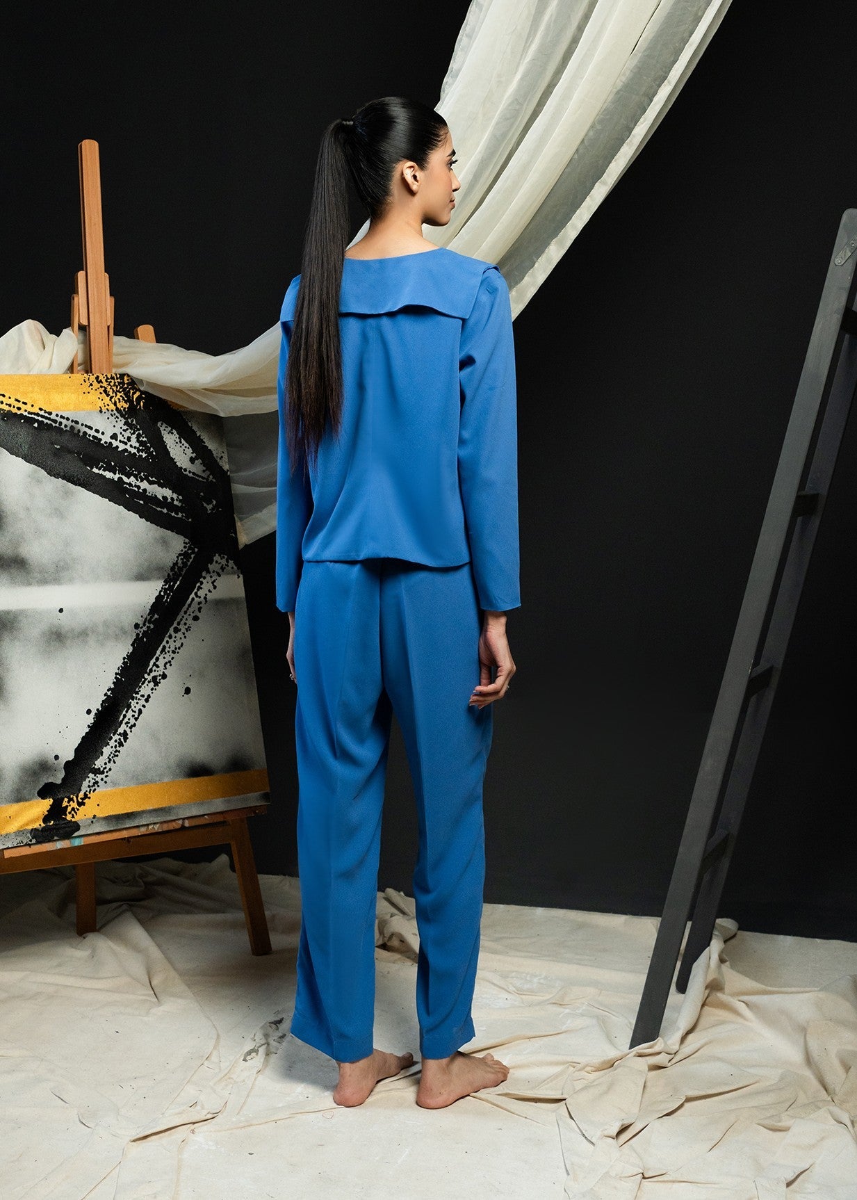 georgette Co Ord Sets in Blue