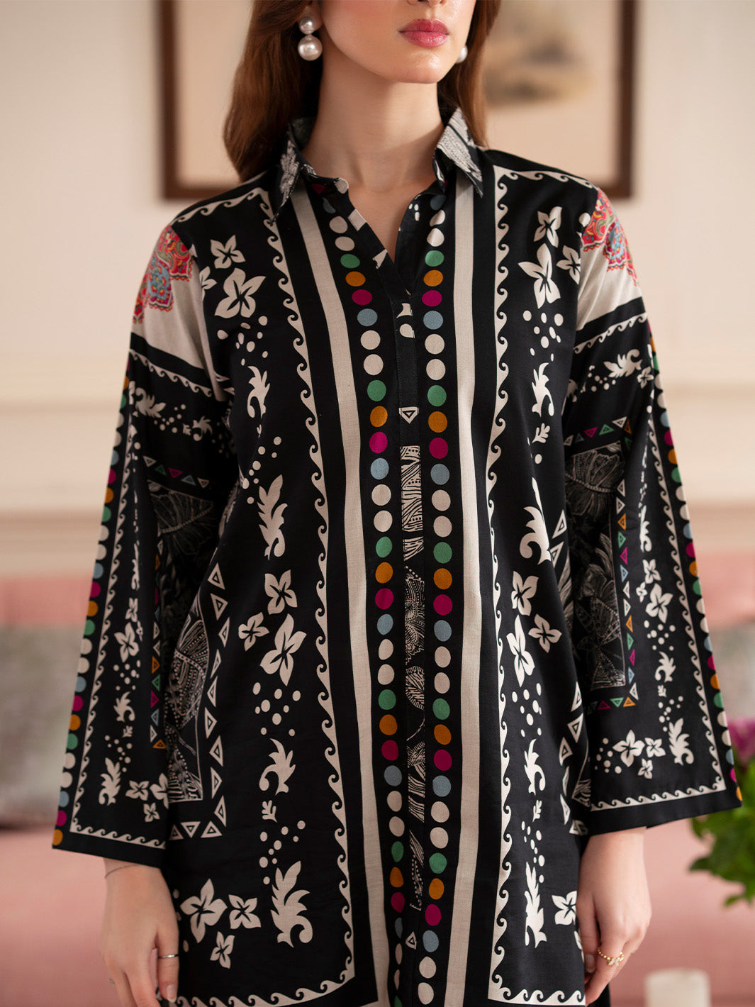 Noir 2PC Lawn – N-09
