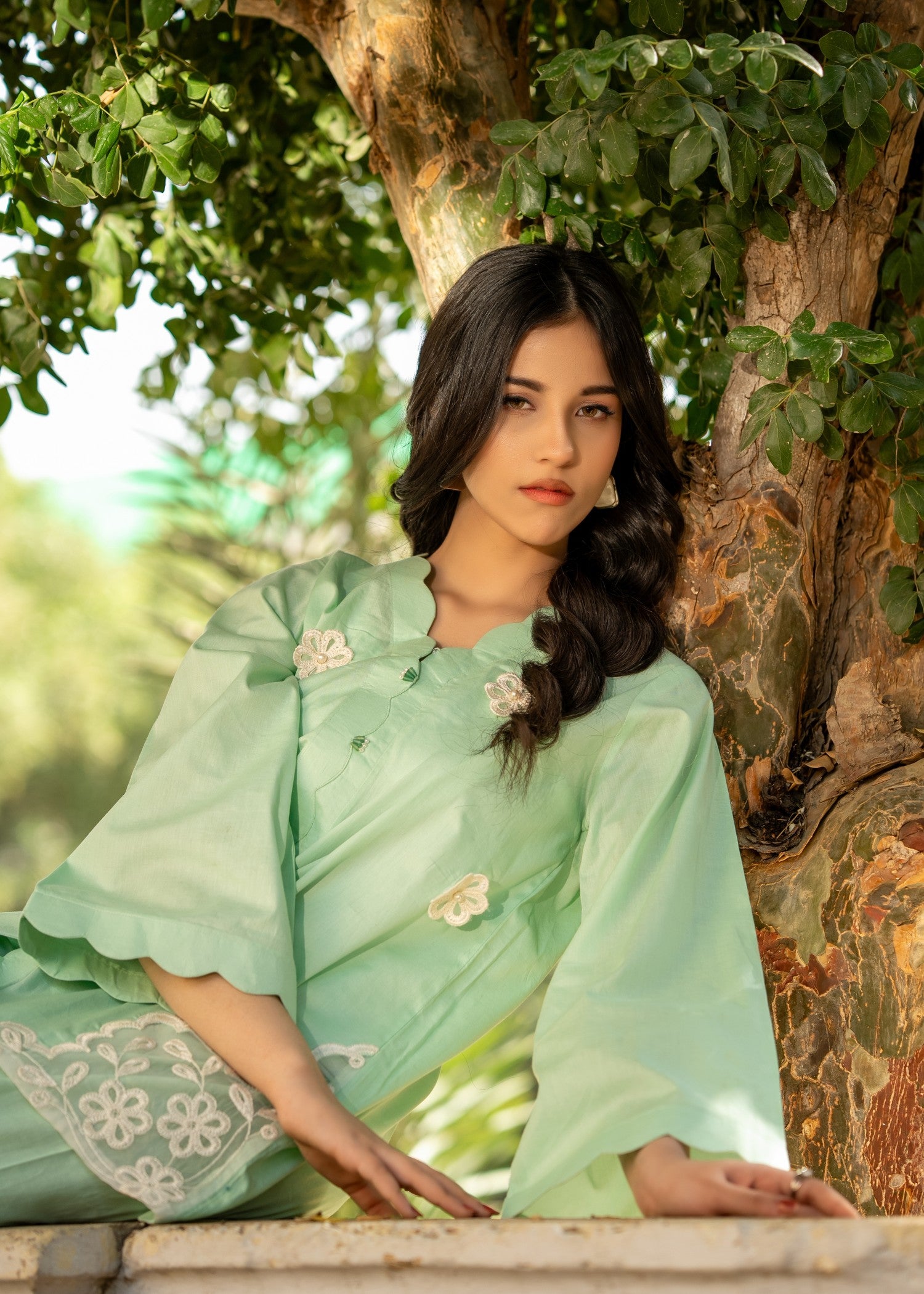 cotton Co Ord Sets in Yellow green