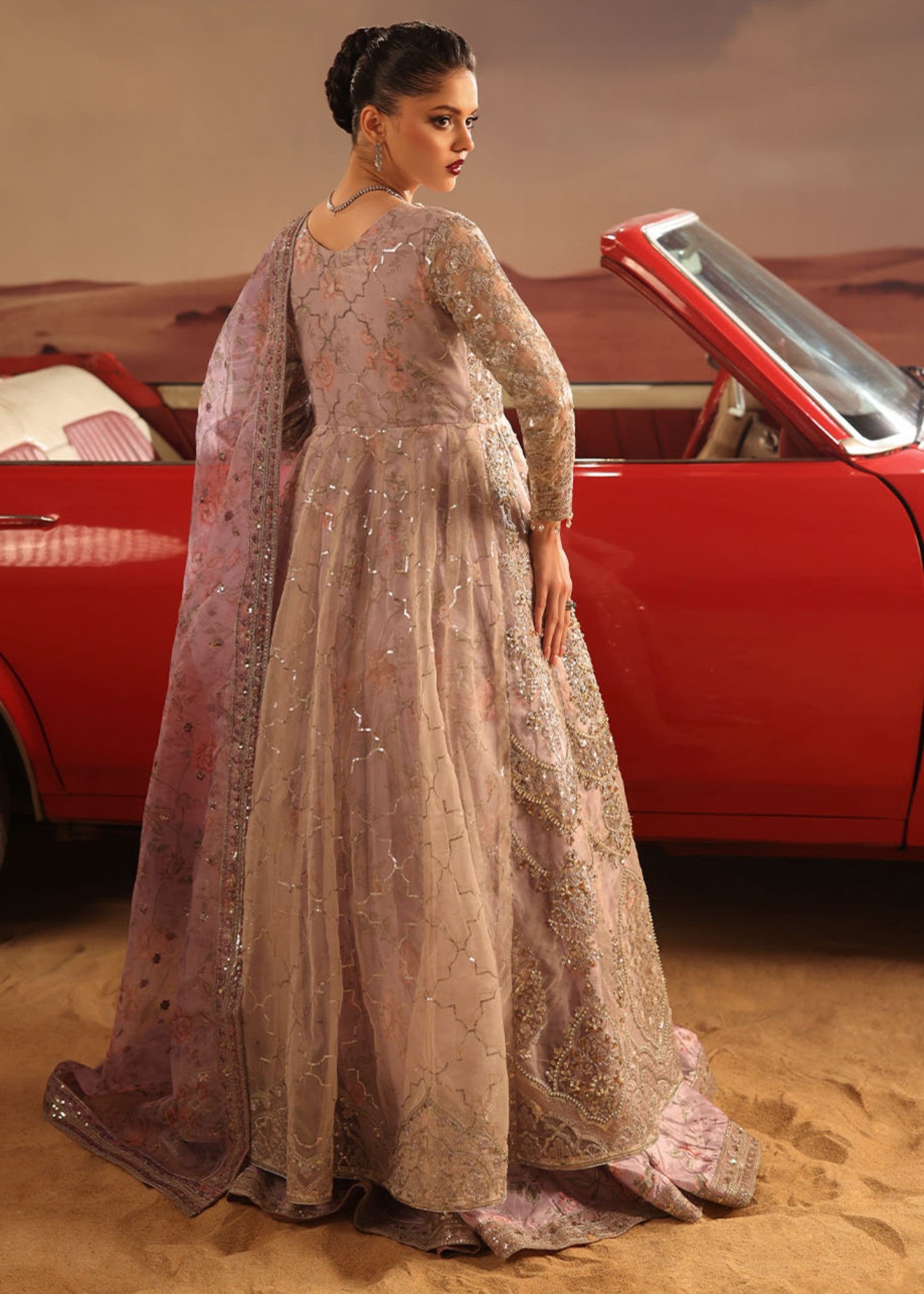 organza Maxi in Lilac