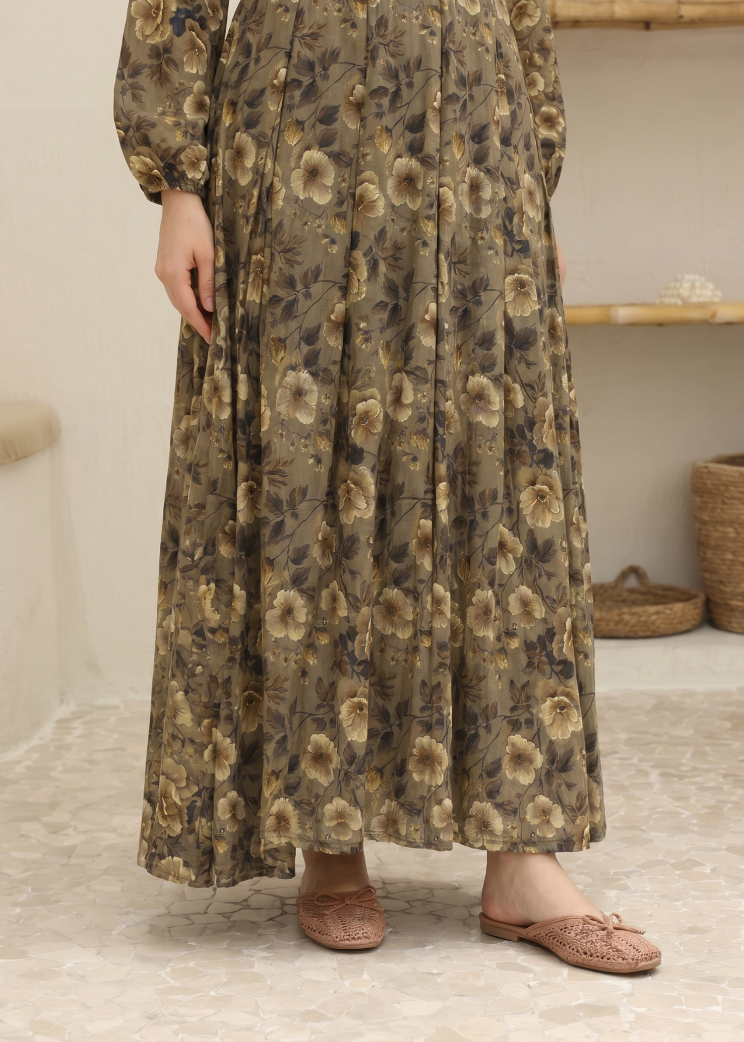 lawn Maxi in Peanut