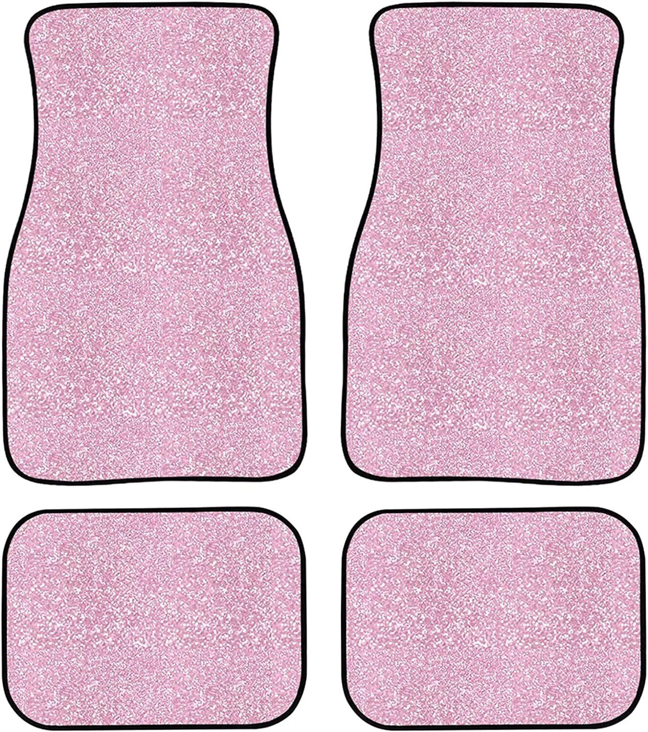 Pink Bling Print Universal Car Floor Mats