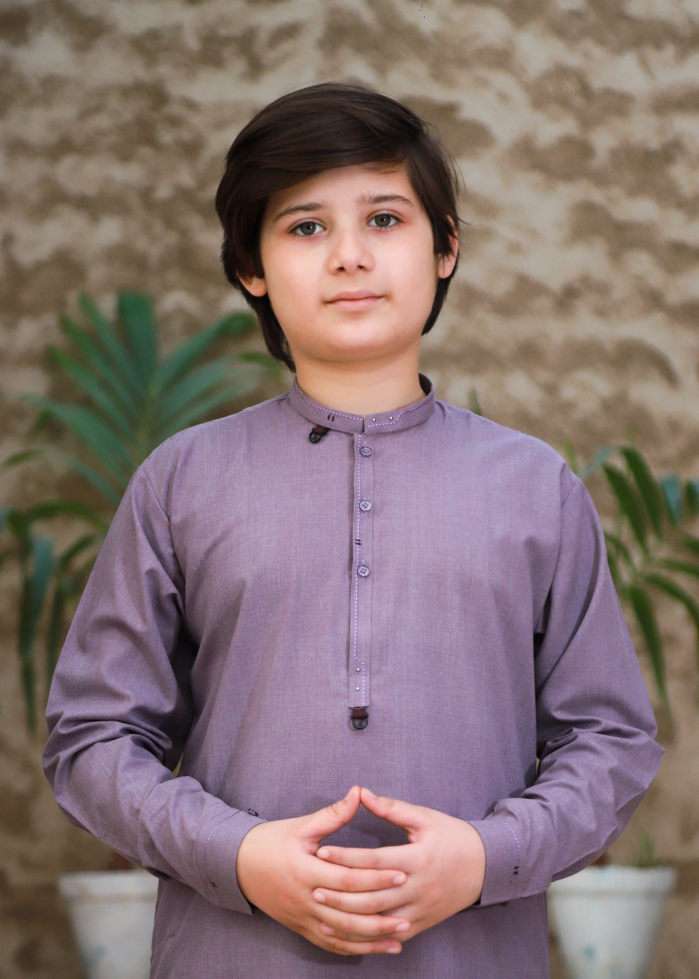 wash & wear Kurta Set in Wisteria