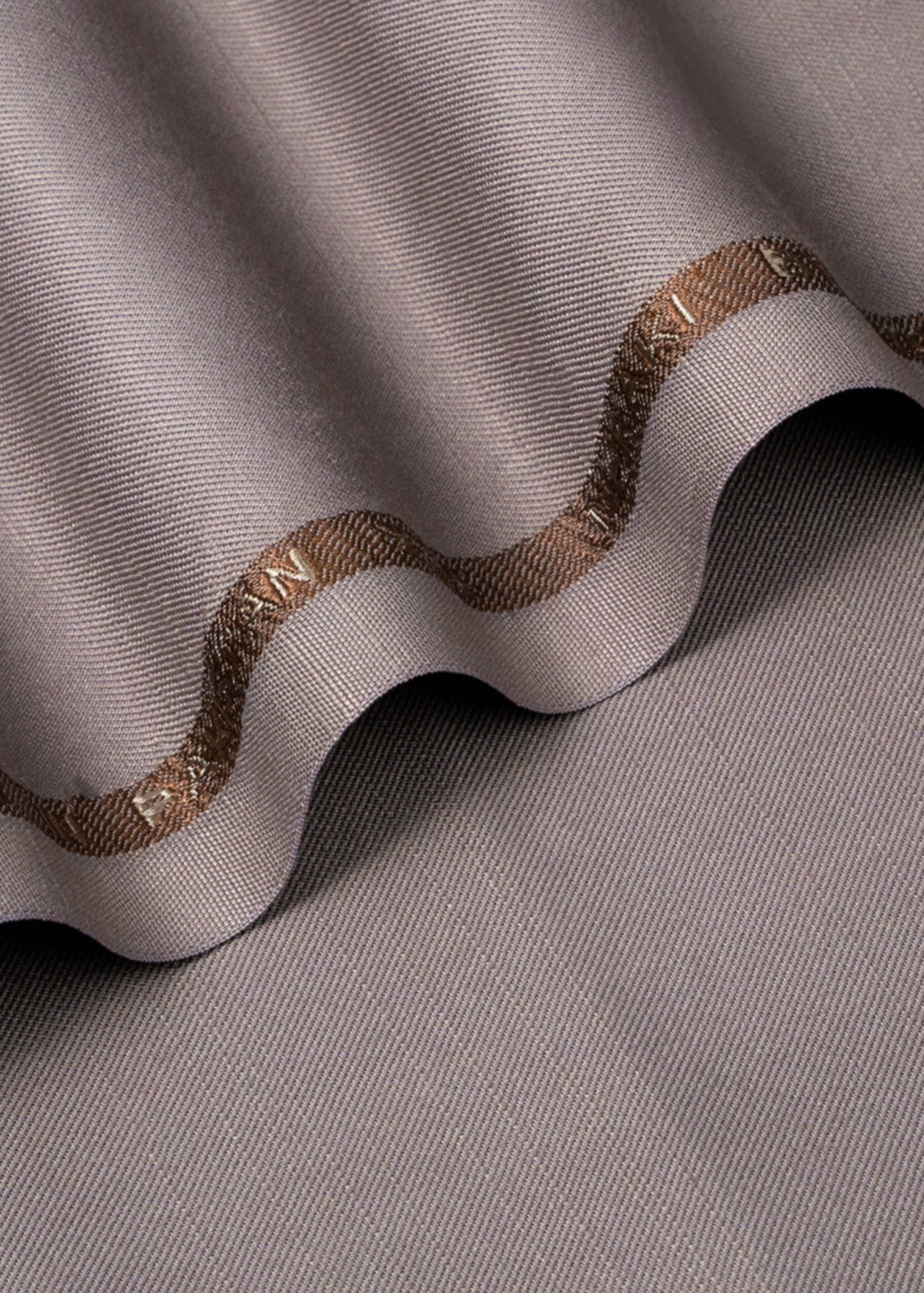 wash & wear Unstitched in Purple taupe