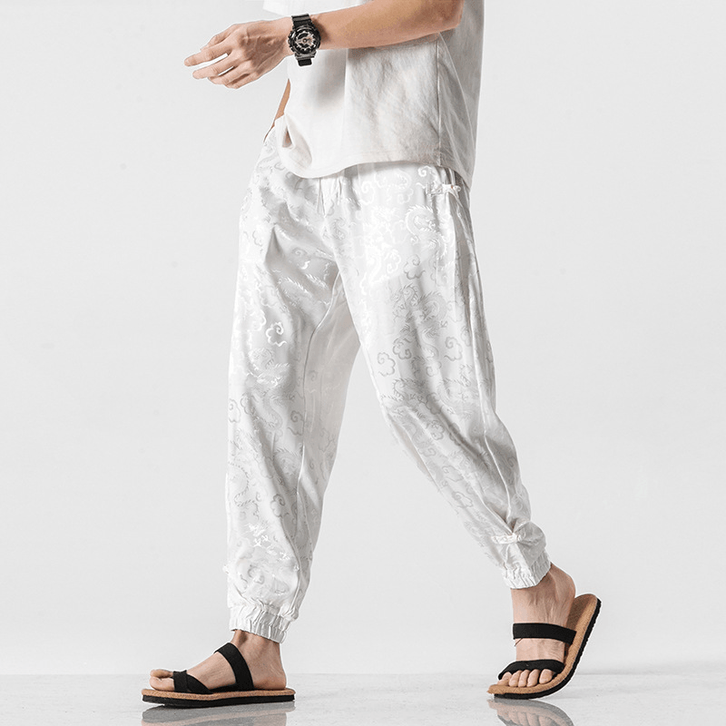 Chinese Style Men'S Casual Pants 2021 Summer New Style