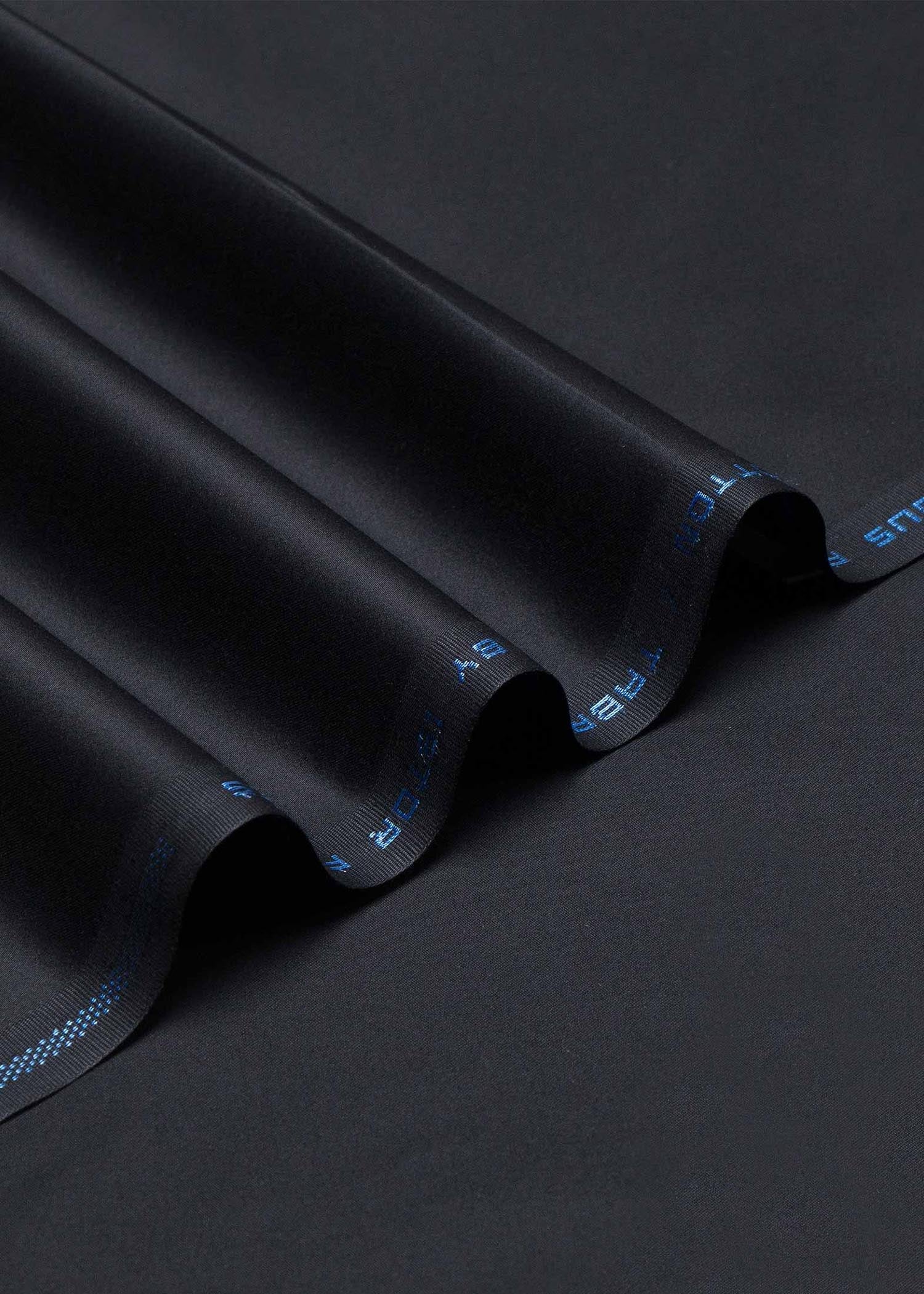 cotton Unstitched in Black by Istor House Of Premium Fabrics