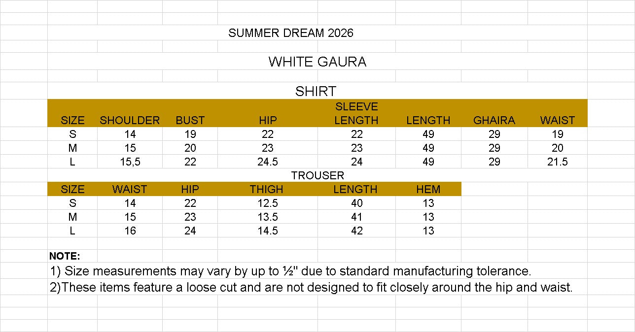 Summer Dreams Lawn – WHITE GAURA