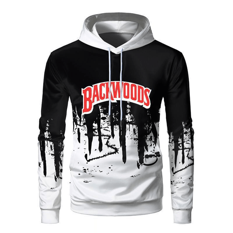 Fashion Long-Sleeved Loose Hooded Sweater