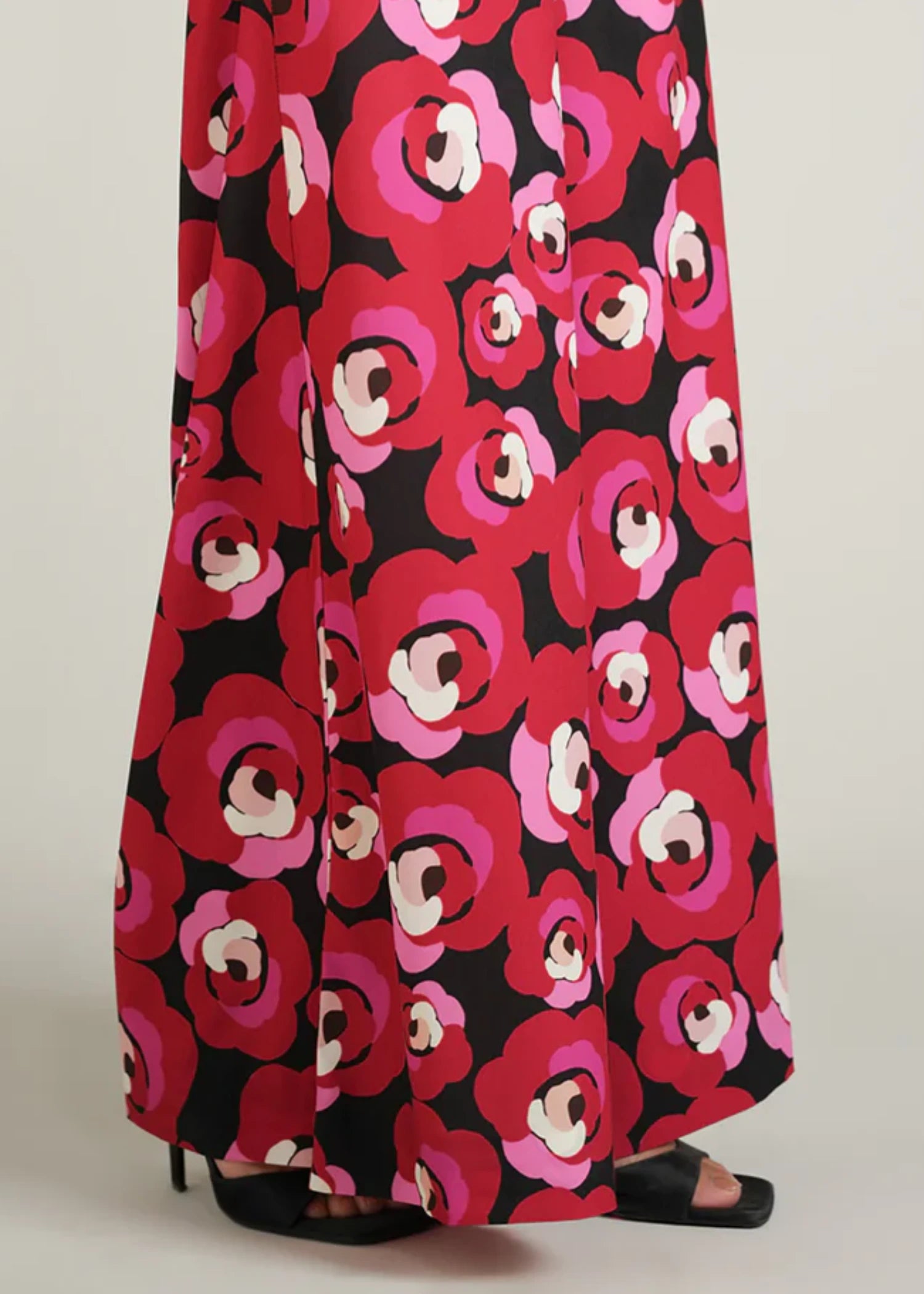 crepe Trousers in Pink