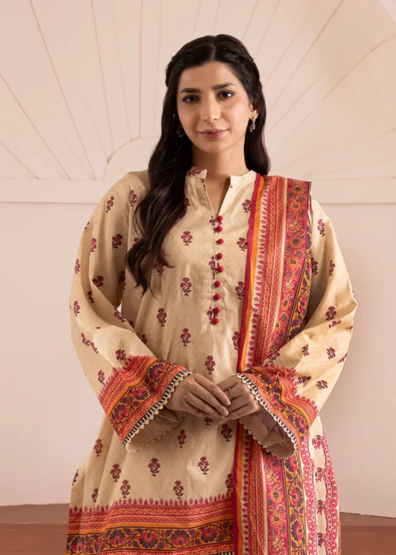 cotton Unstitched in Beige